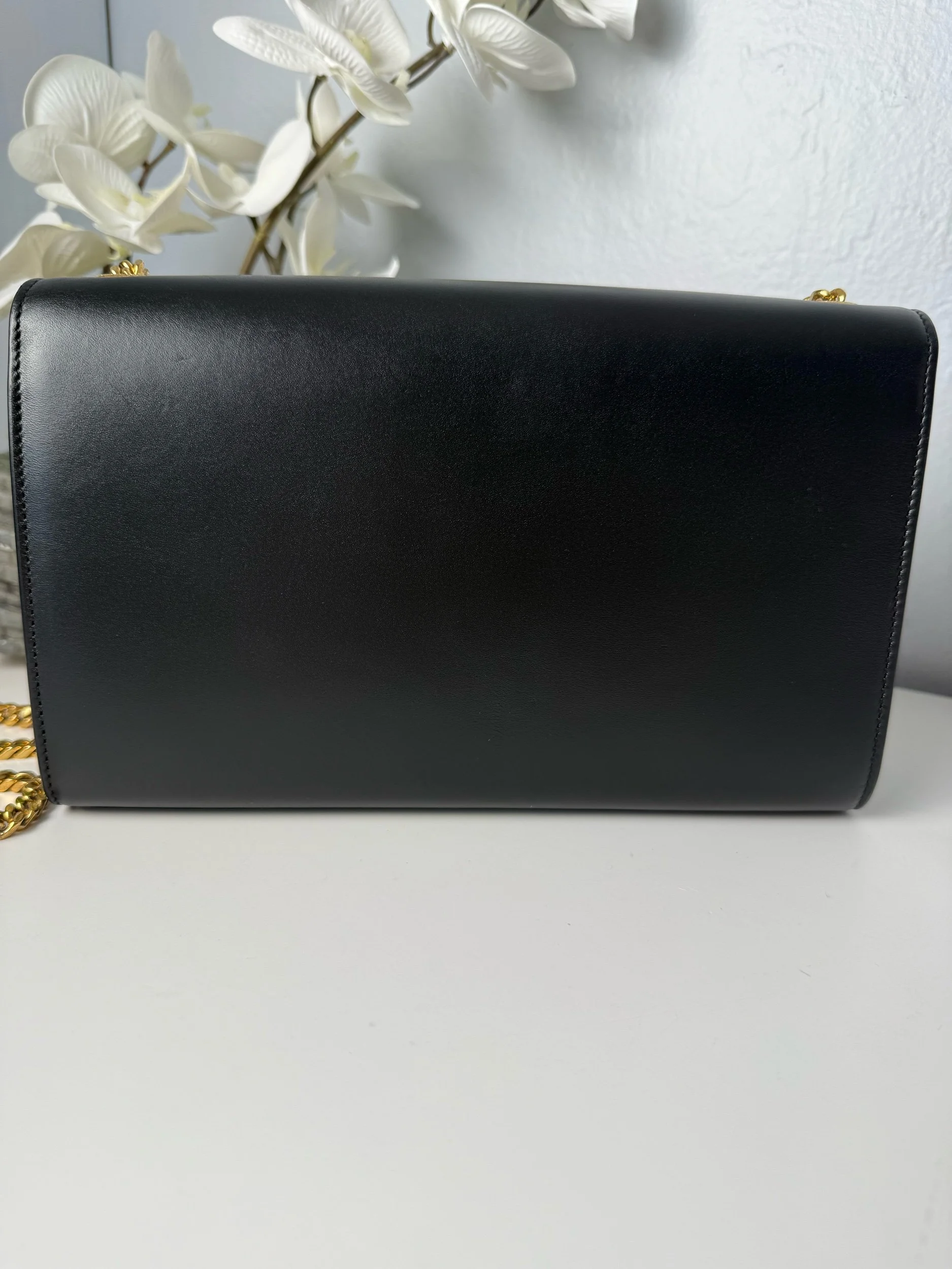 YSL SAINT LAURENT Kate Monogram Tassel Bag Black — image 4