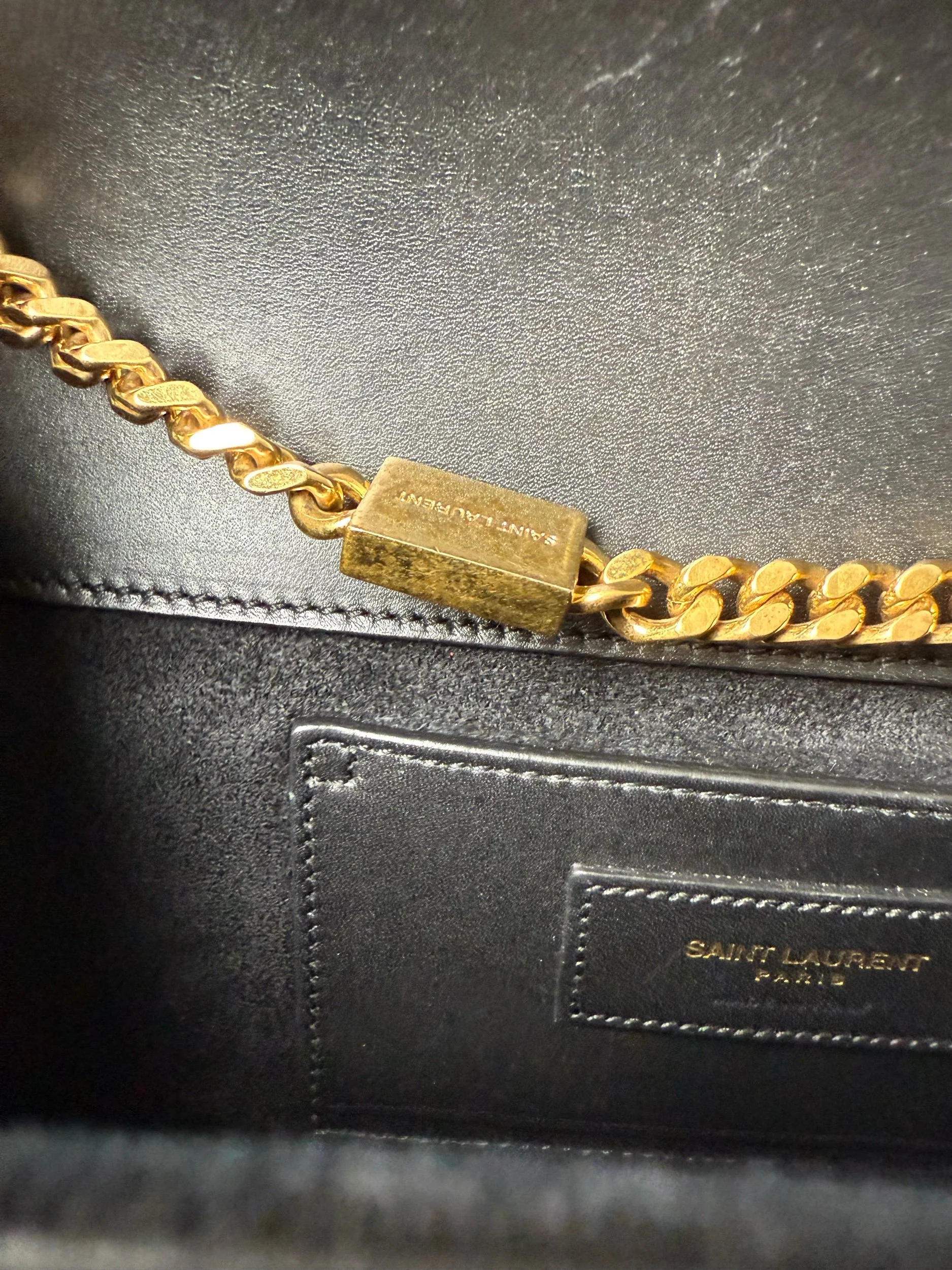 YSL SAINT LAURENT Kate Monogram Tassel Bag Black — image 7