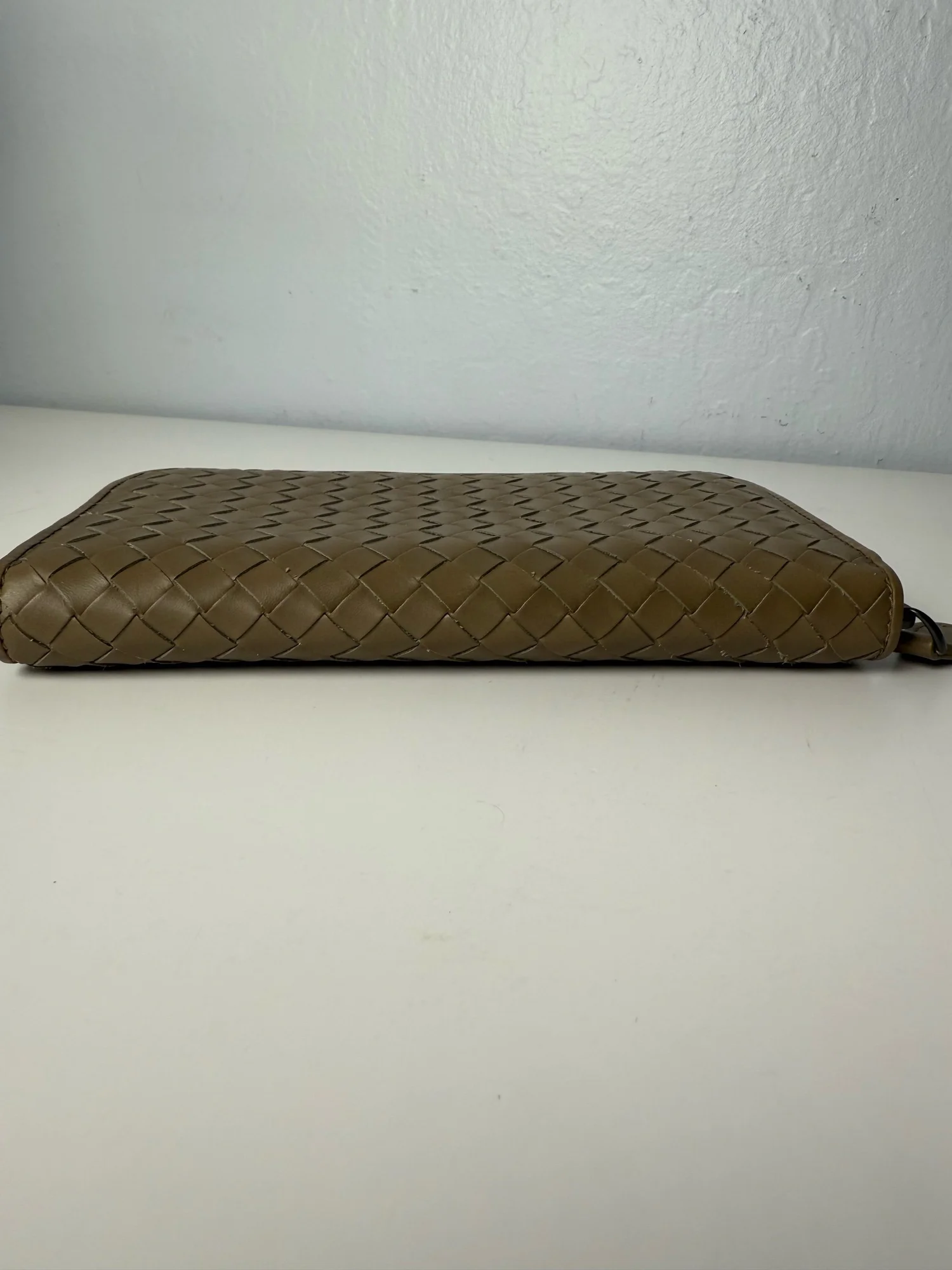 Bottega Veneta Intrecciato Zip-Around Wallet