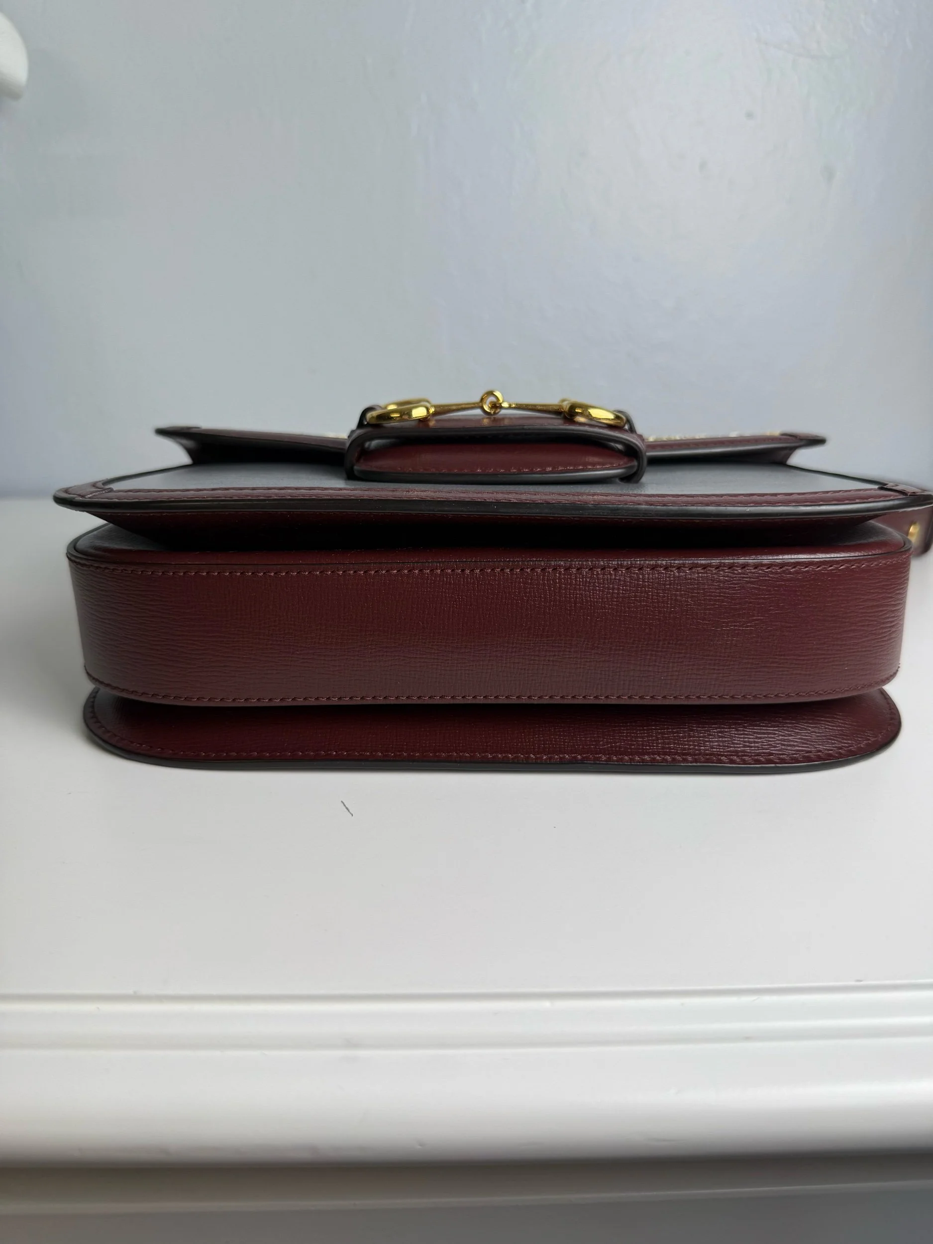 Gucci 1955 Horsebit Shoulder Bag – Python & Leather Edition — image 6