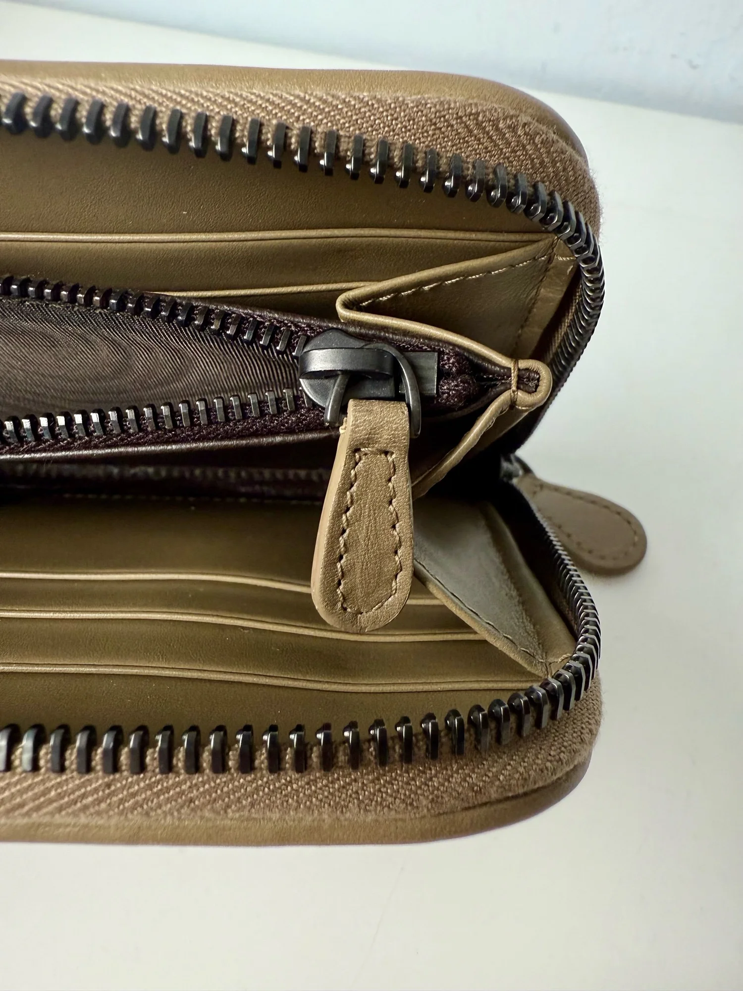 Bottega Veneta Intrecciato Zip-Around Wallet