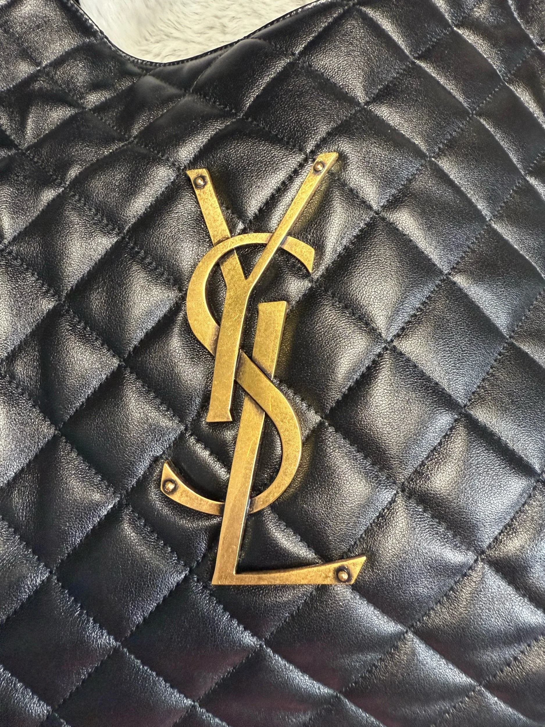 YSL Saint Laurent Medium Icare Quilted Shopping Tote — image 2