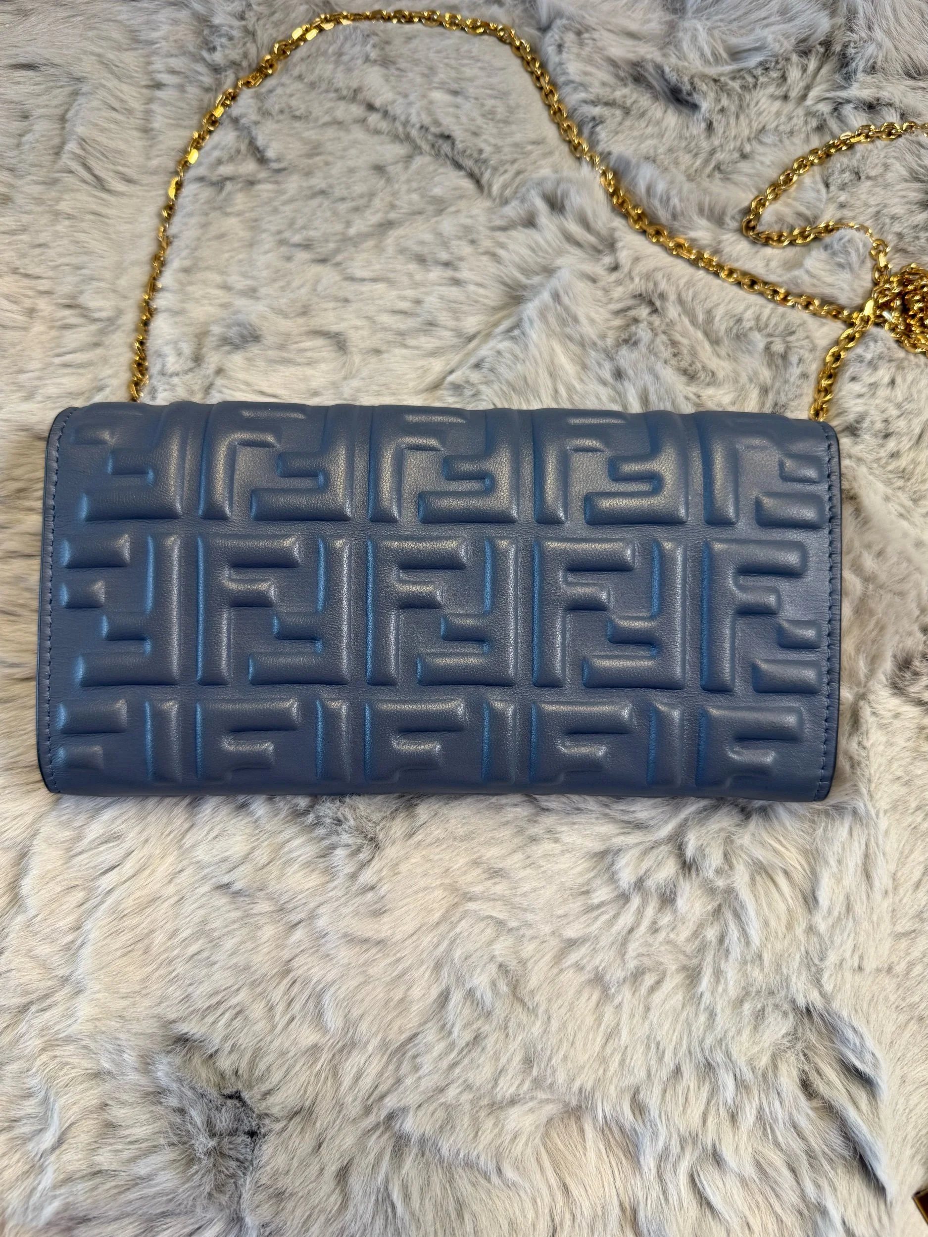 Fendi Baguette Continental Wallet on Chain — image 7