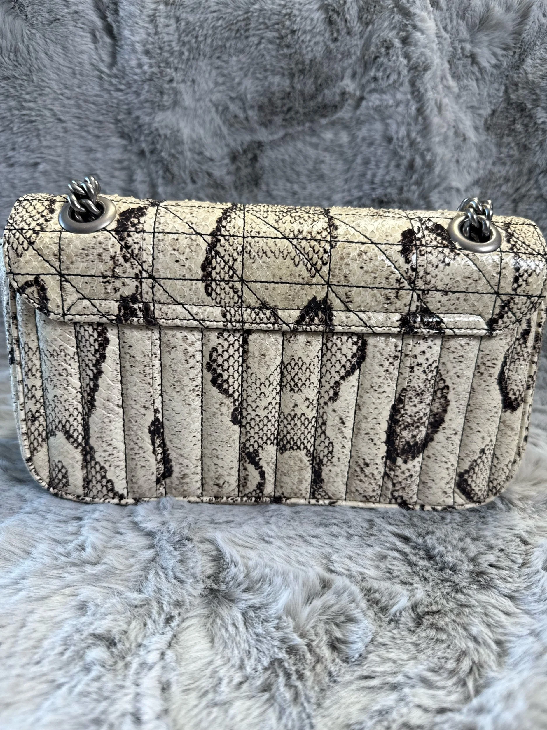 Gucci GG Marmont Small Python Shoulder Bag — image 5