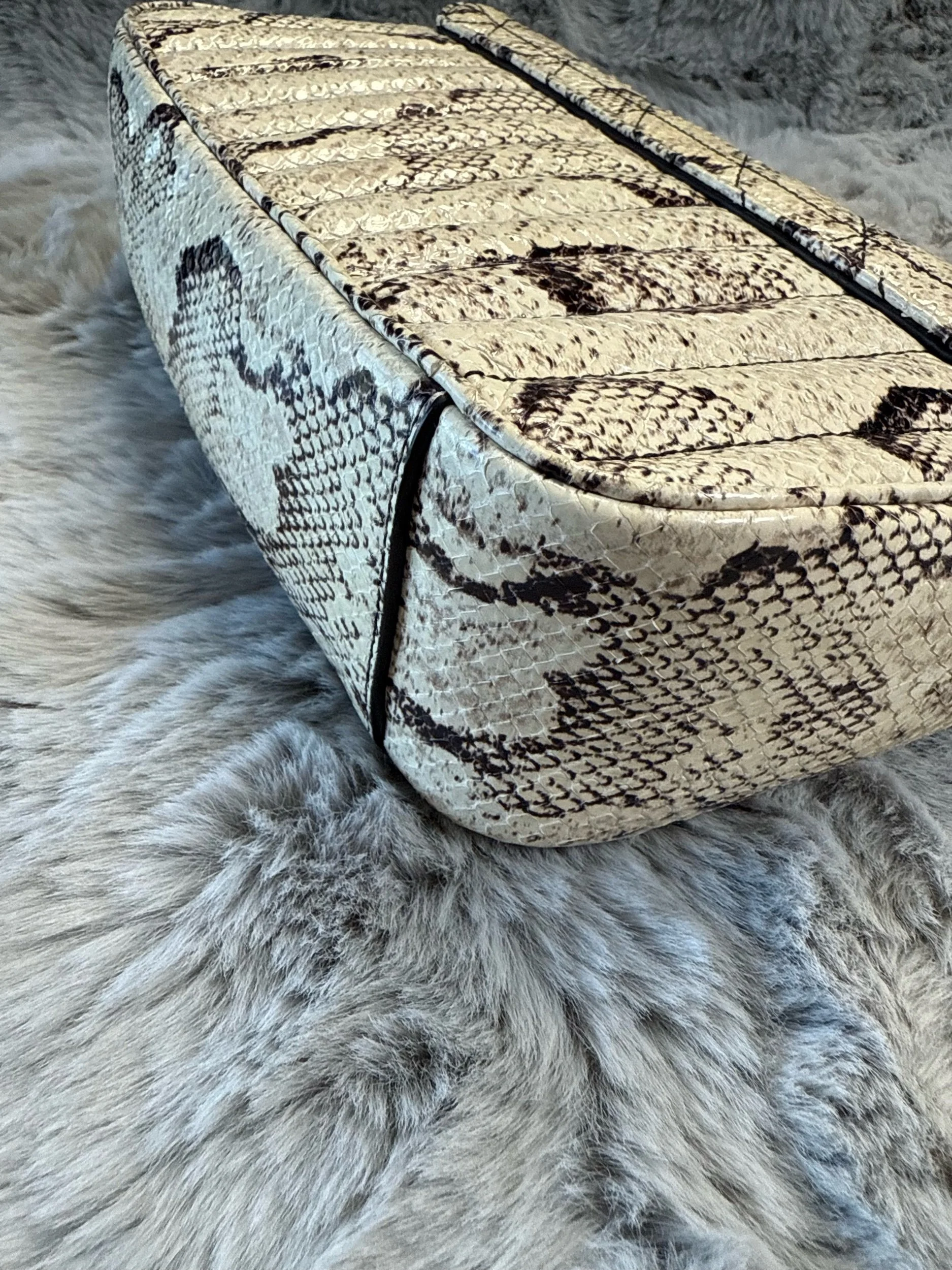 Gucci GG Marmont Small Python Shoulder Bag — image 7