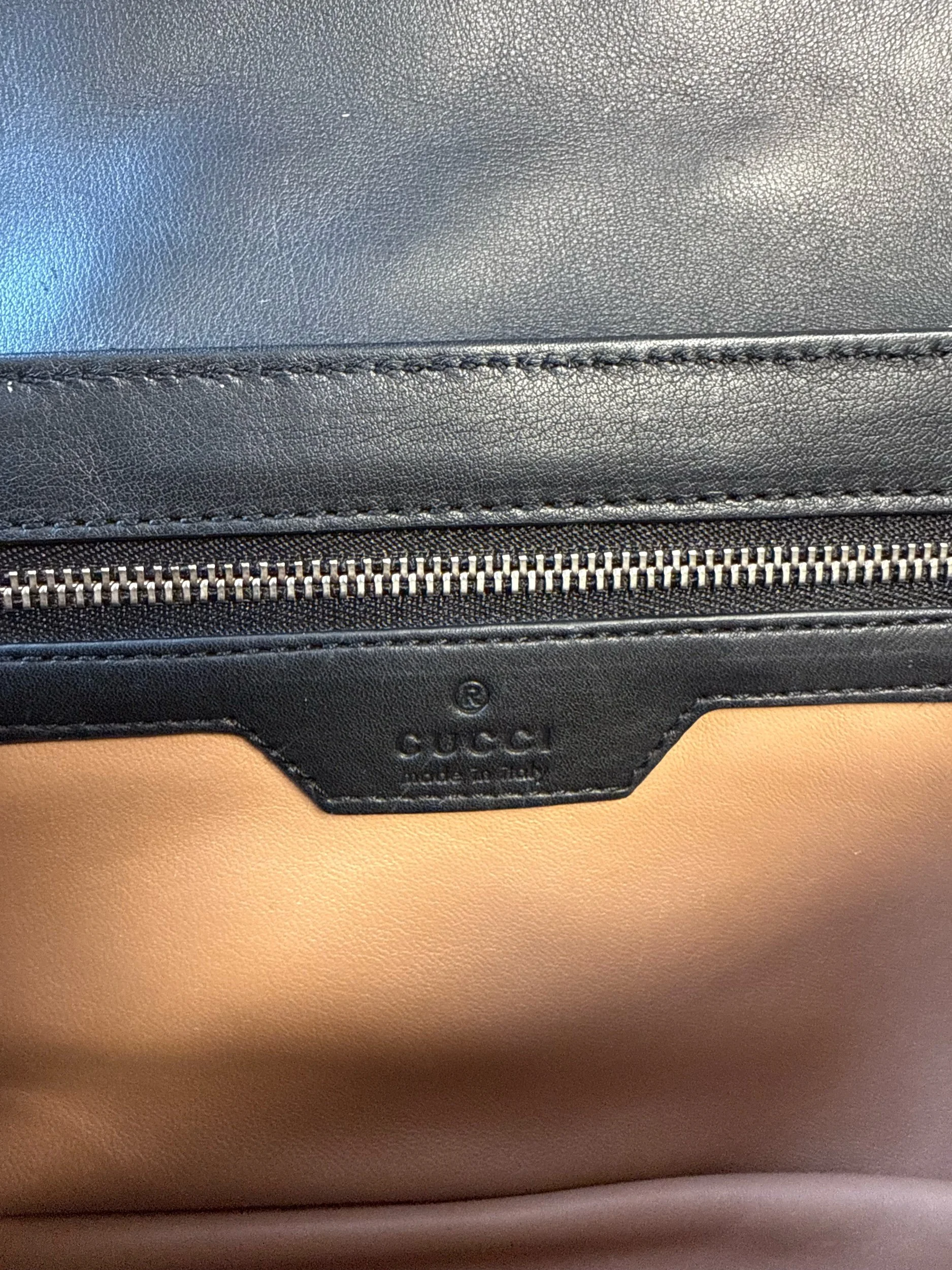 Gucci GG Marmont Small Python Shoulder Bag — image 10