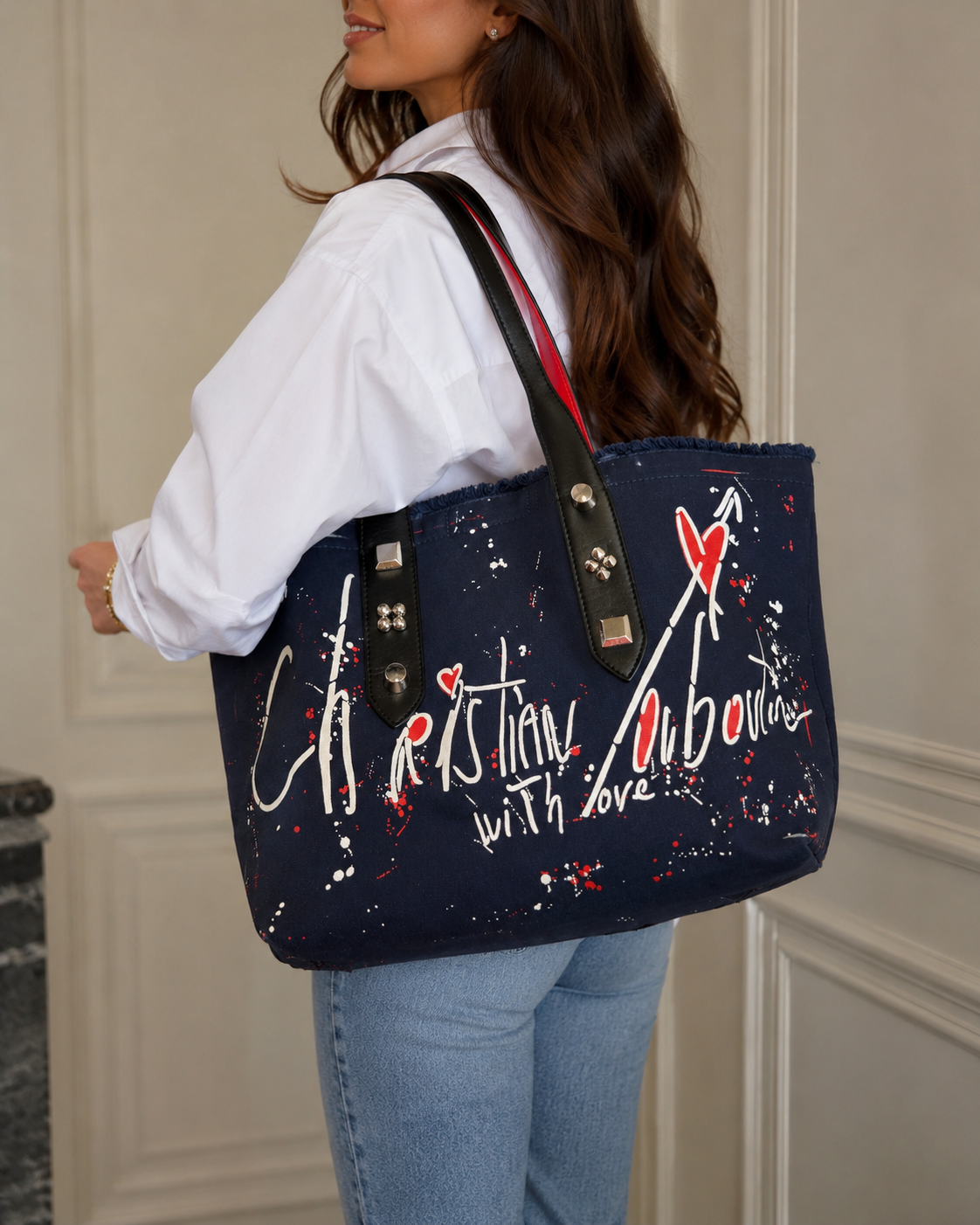 Christian Louboutin Frangibus Canvas Tote, image 2