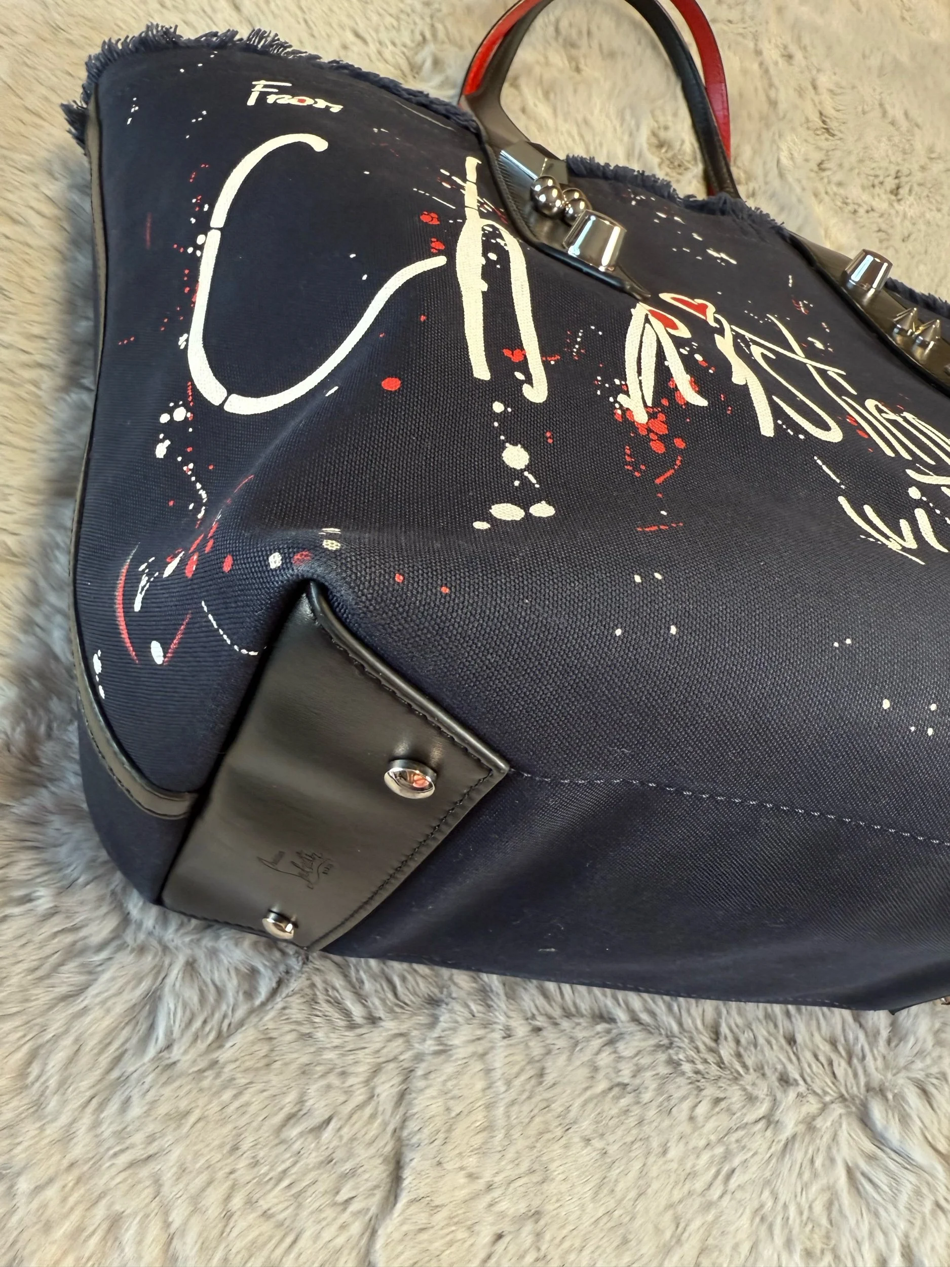 Christian Louboutin Frangibus Canvas Tote, image 4