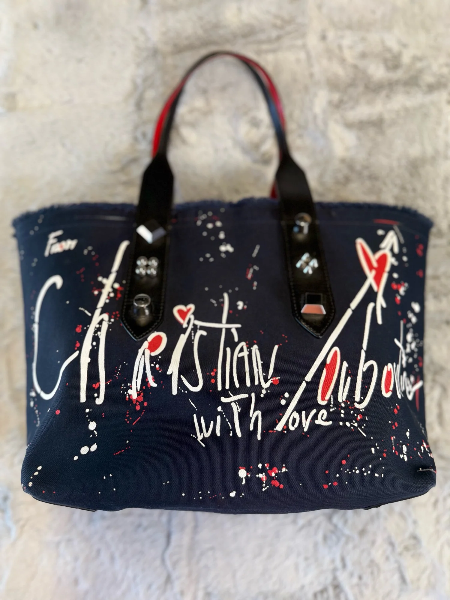 Christian Louboutin Frangibus Canvas Tote