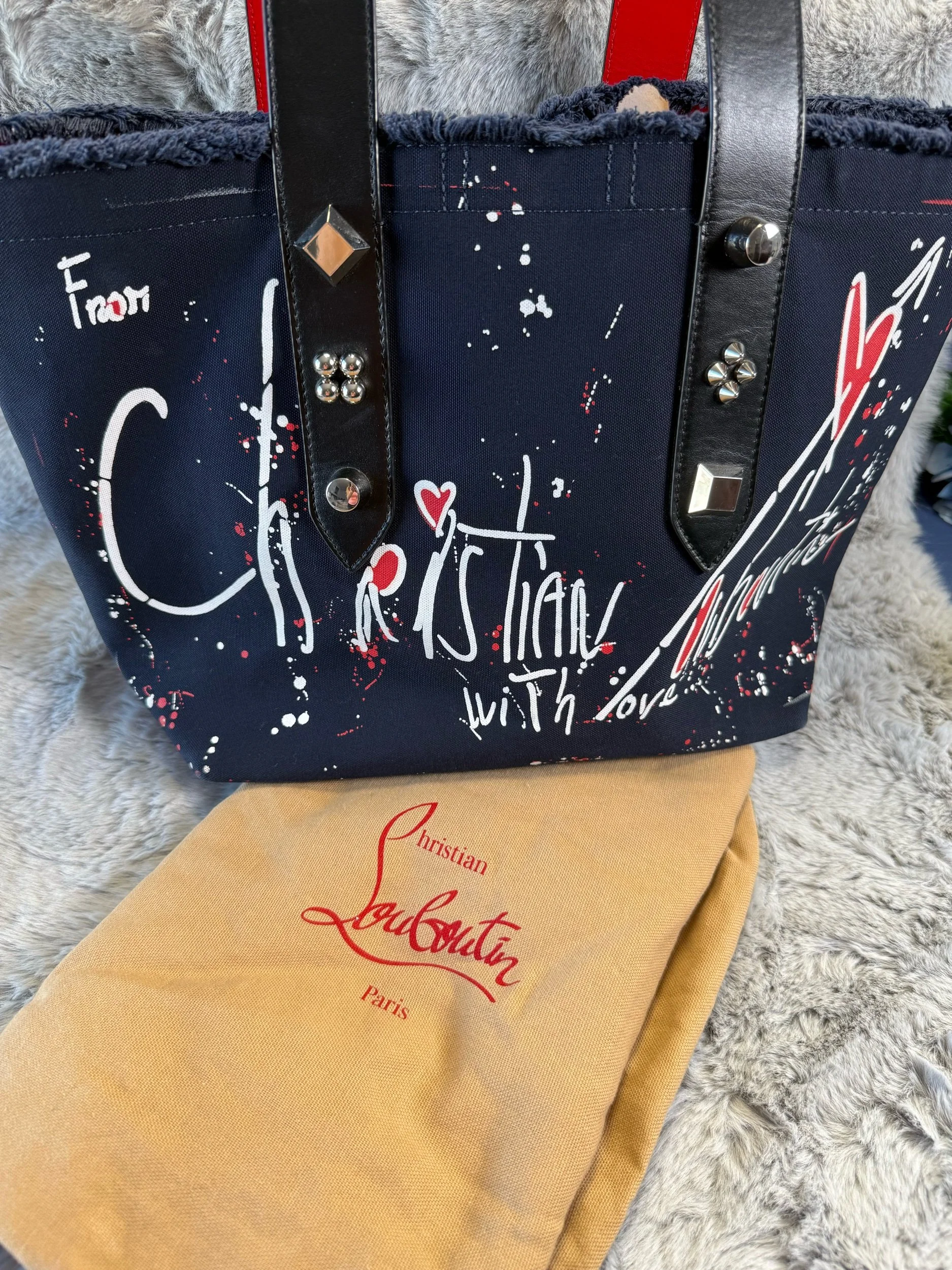 Christian Louboutin Frangibus Canvas Tote, image 3