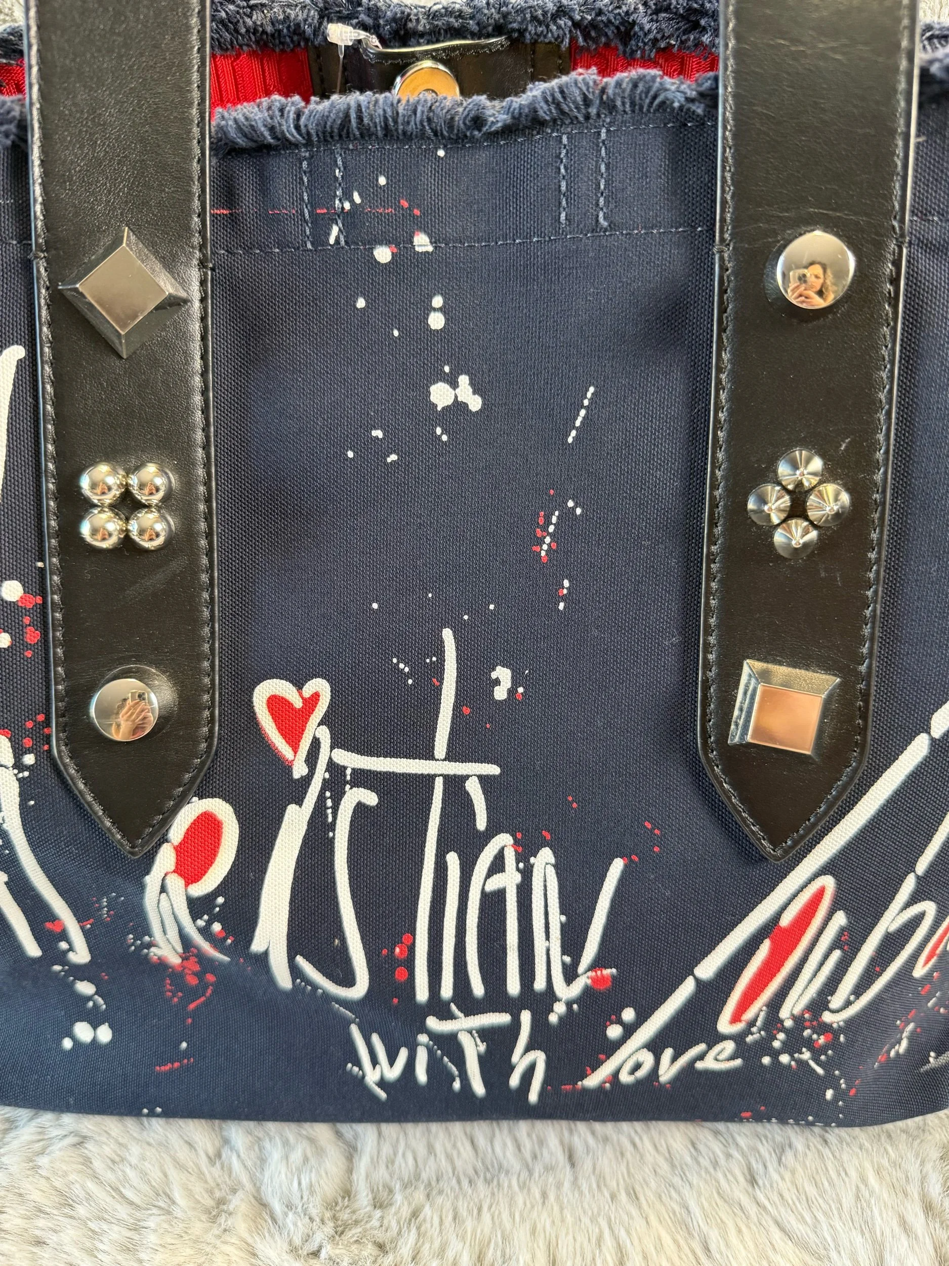 Christian Louboutin Frangibus Canvas Tote, image 9