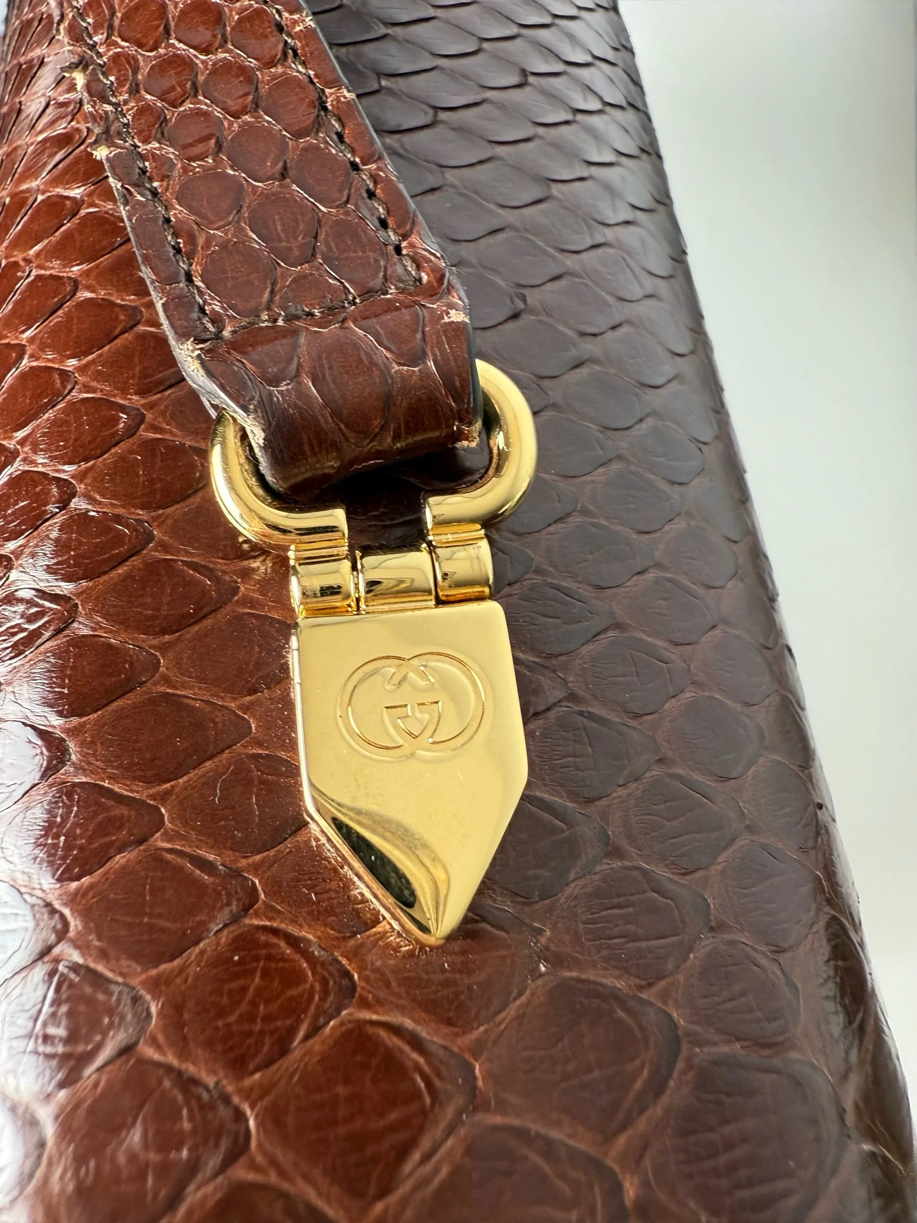 Gucci Zumi Multicolor Python Shoulder Bag — image 6