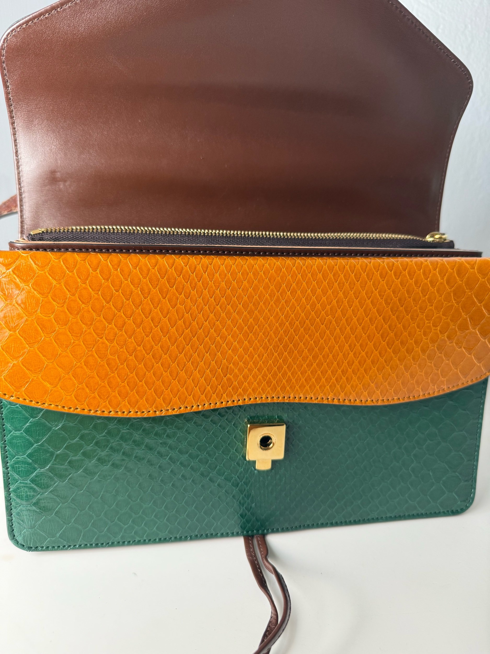 Gucci Zumi Multicolor Python Shoulder Bag — image 10