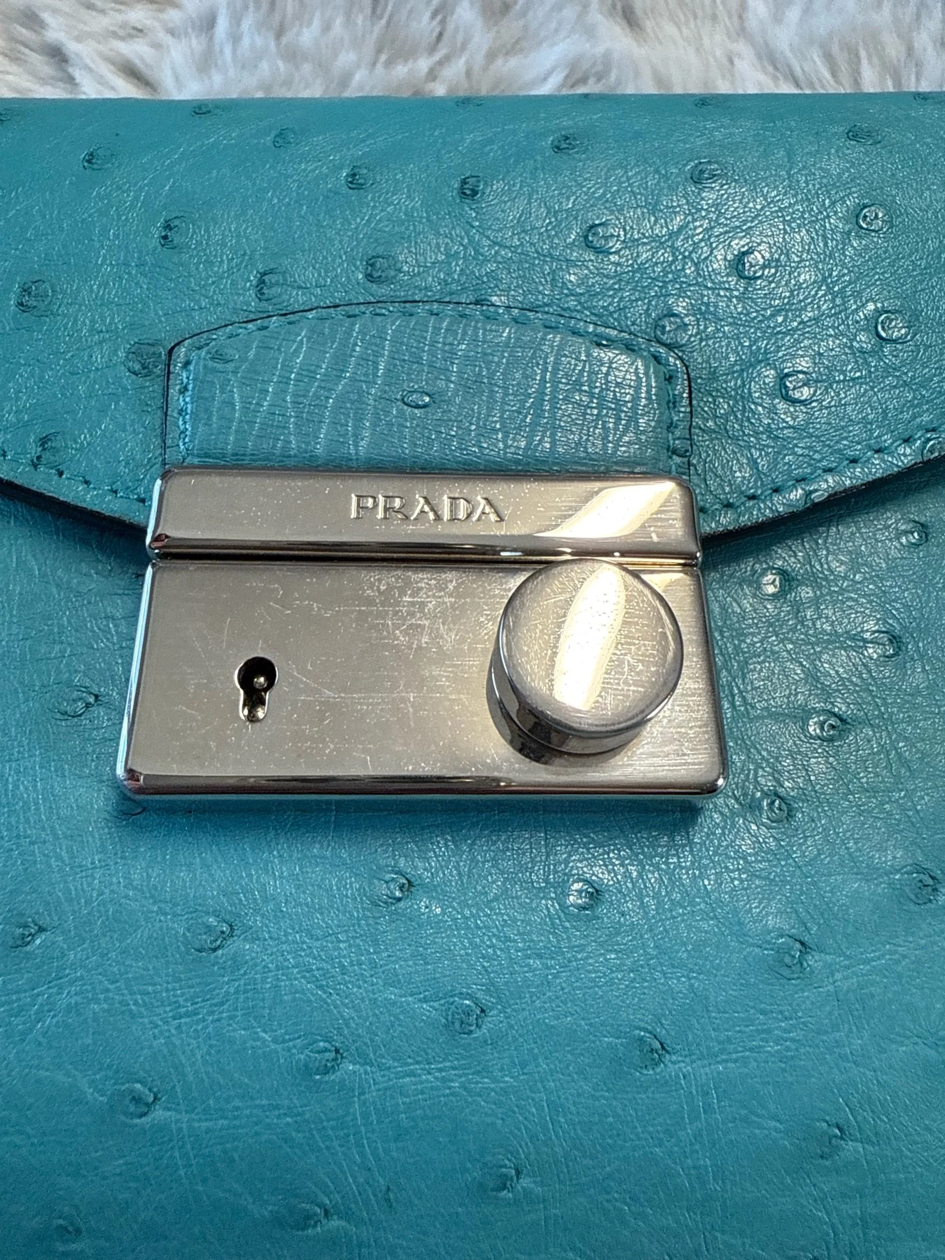 Prada Ostrich Handbag — image 4