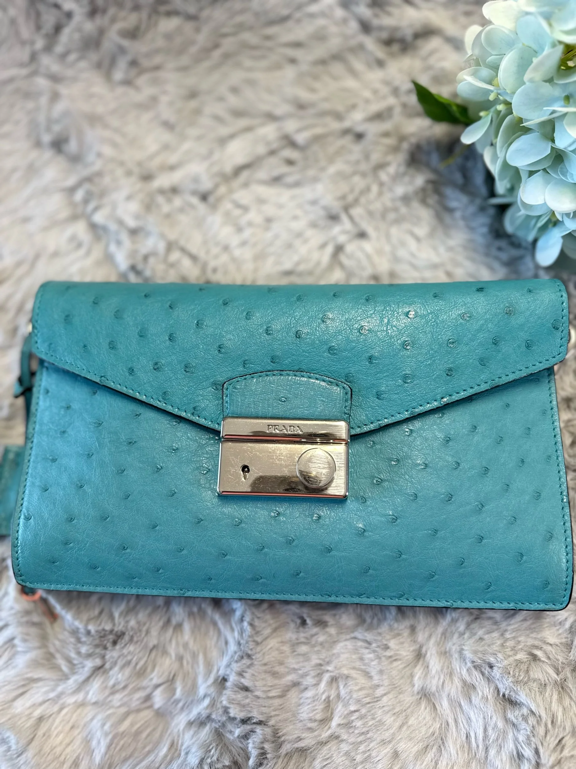 Prada Ostrich Handbag — image 3