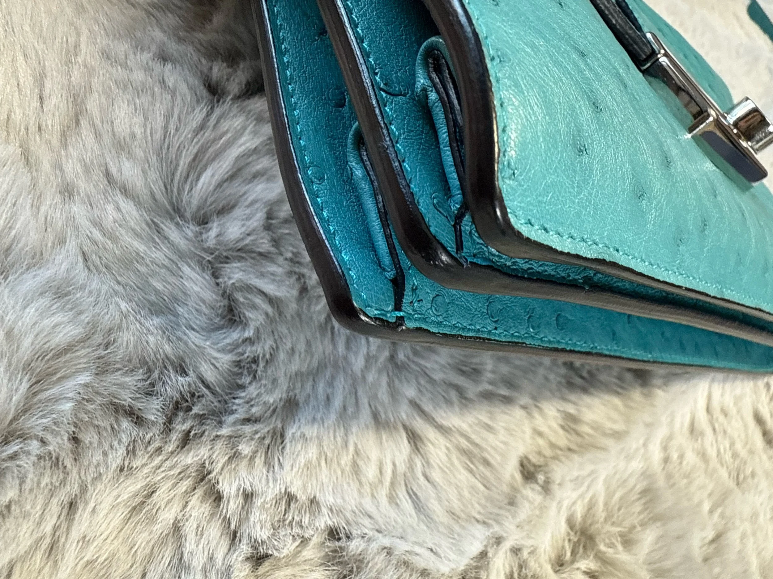 Prada Ostrich Handbag — image 8