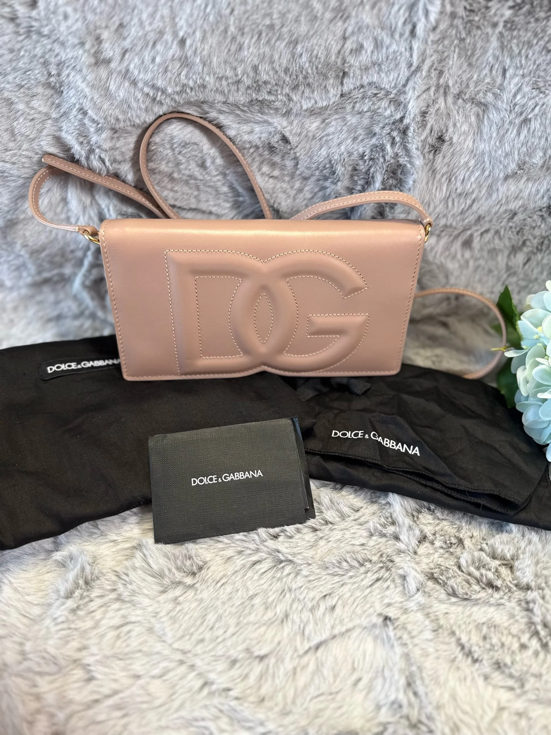 Dolce & Gabbana Logo Leather Phone Bag — image 2