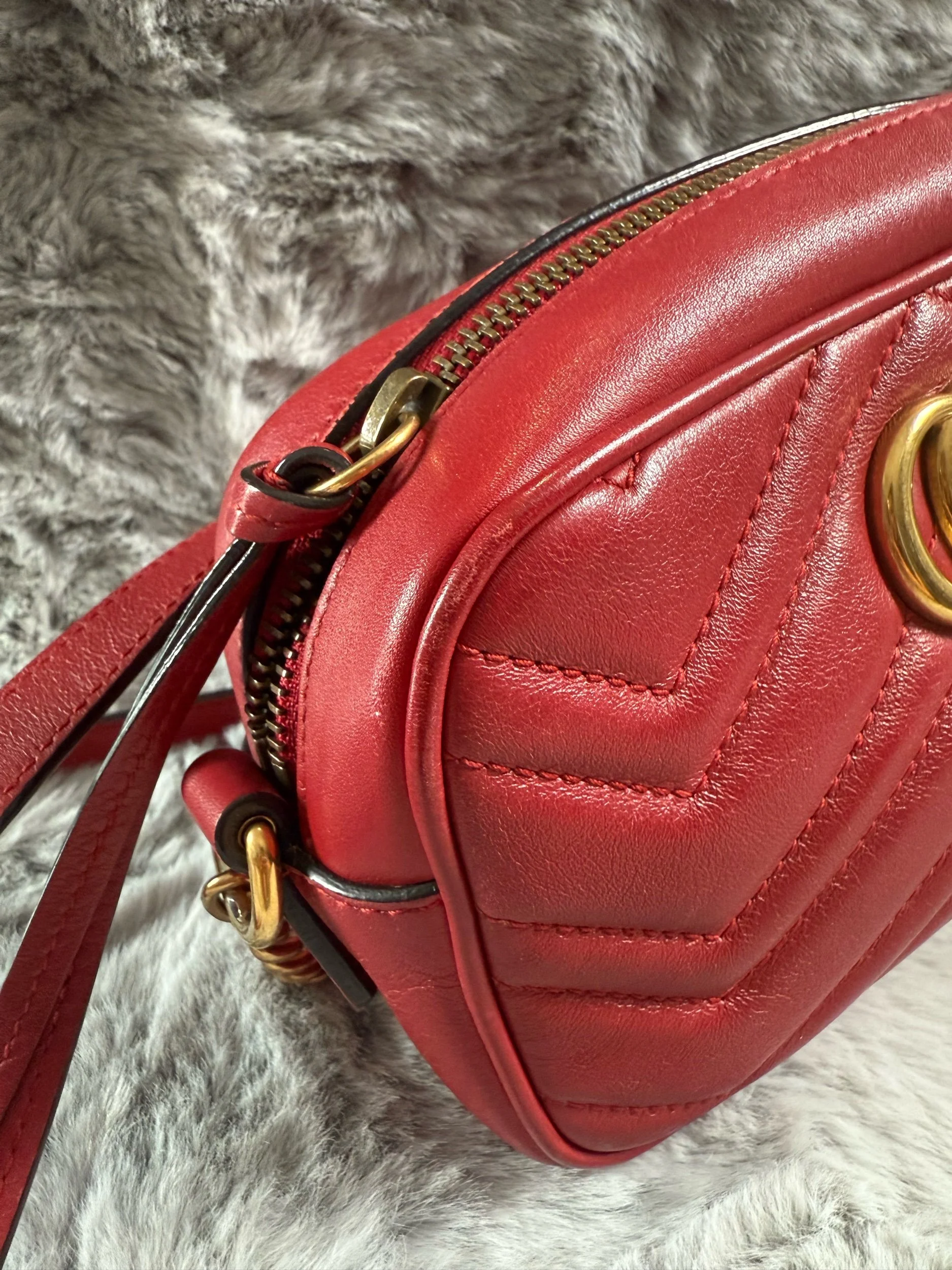 Gucci GG Marmont Matelasse Mini Camera Bag — image 4