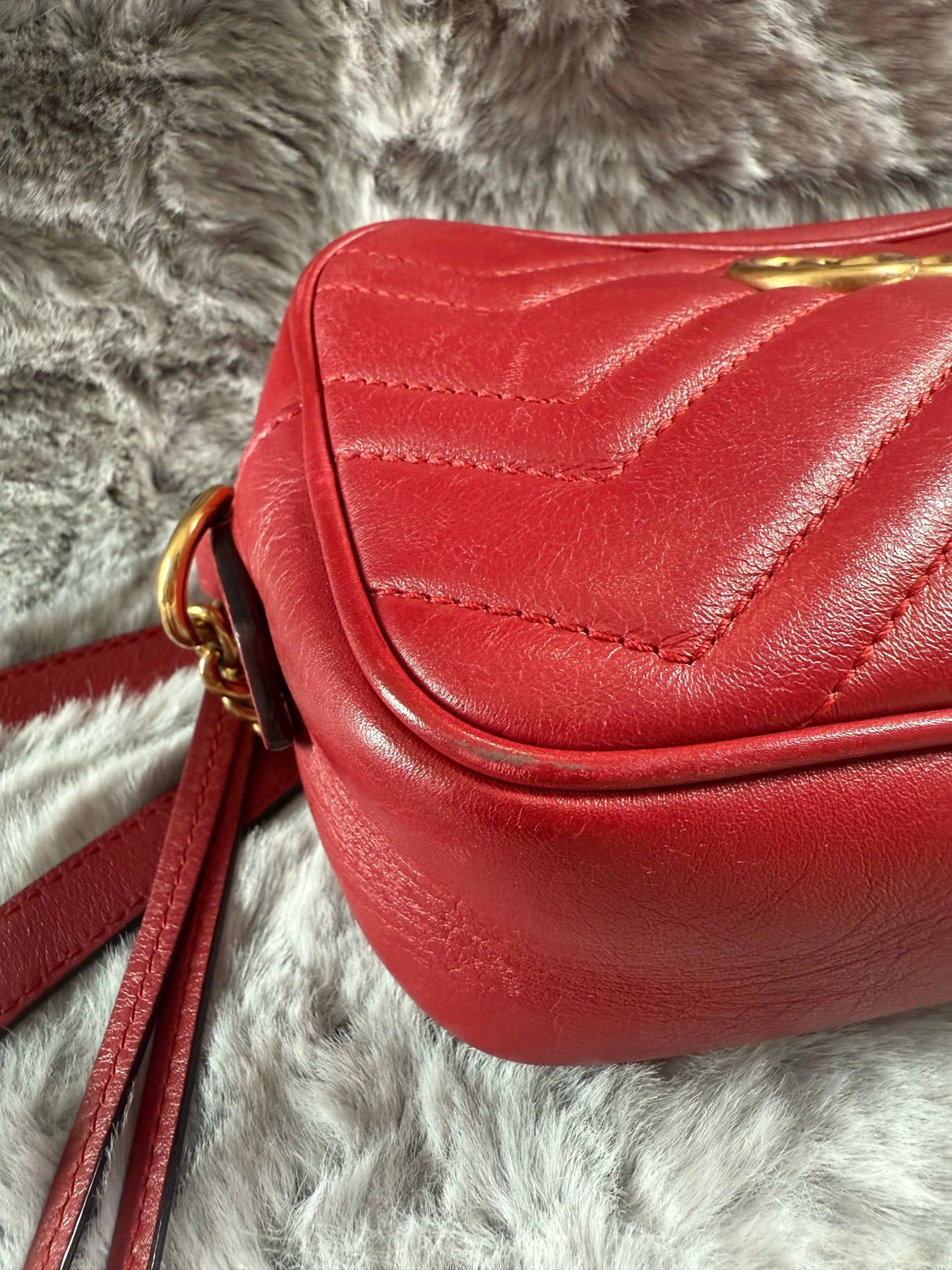 Gucci GG Marmont Matelasse Mini Camera Bag — image 5