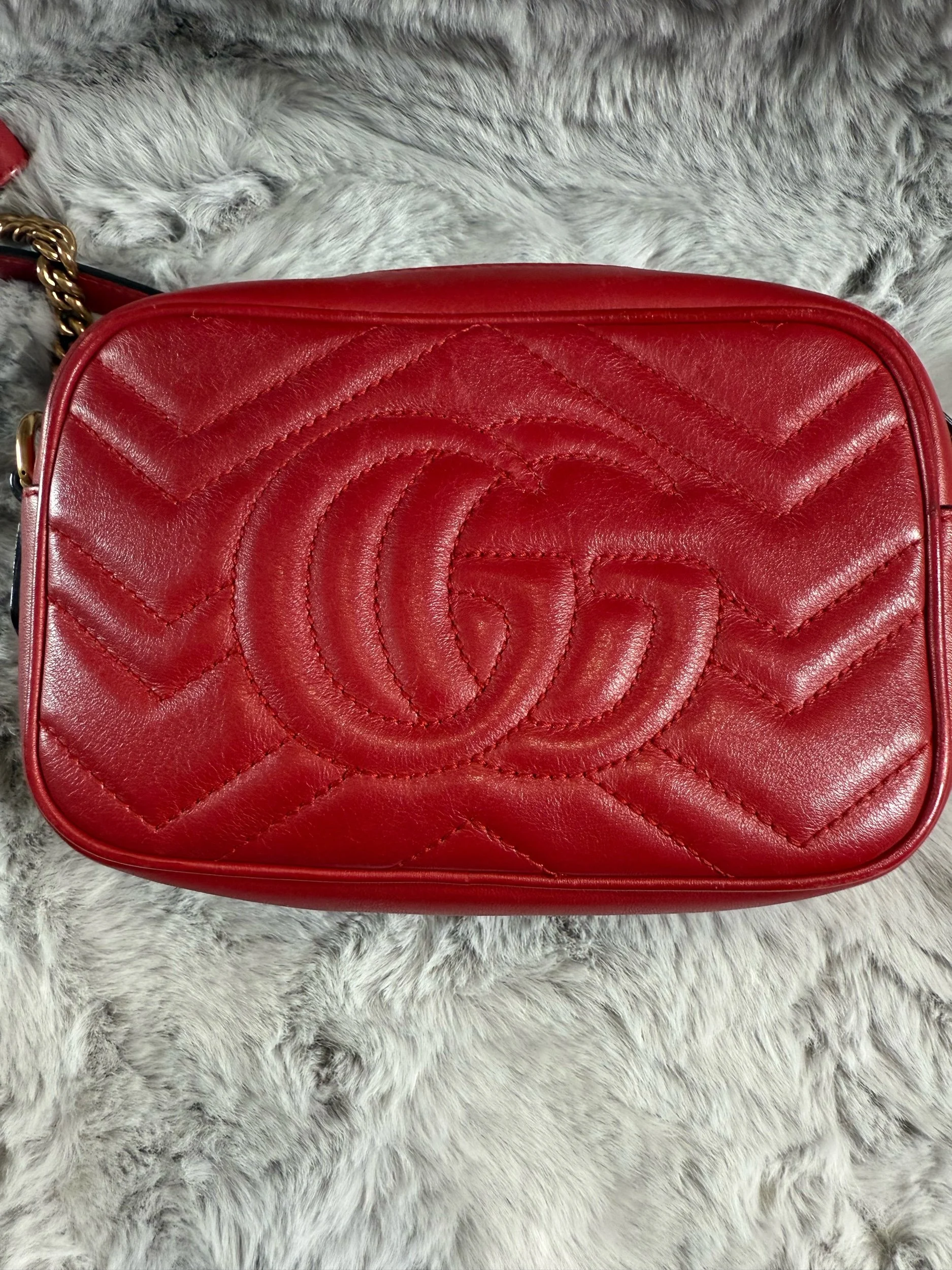 Gucci GG Marmont Matelasse Mini Camera Bag — image 8