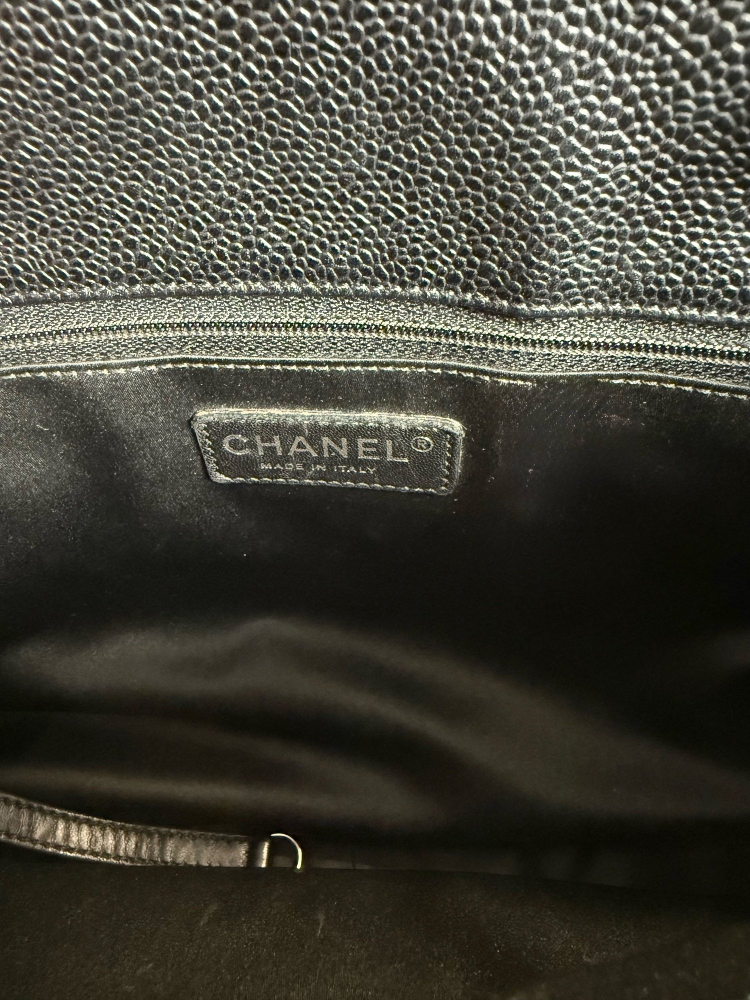 Chanel Grand Shopping Tote Black Caviar Leather