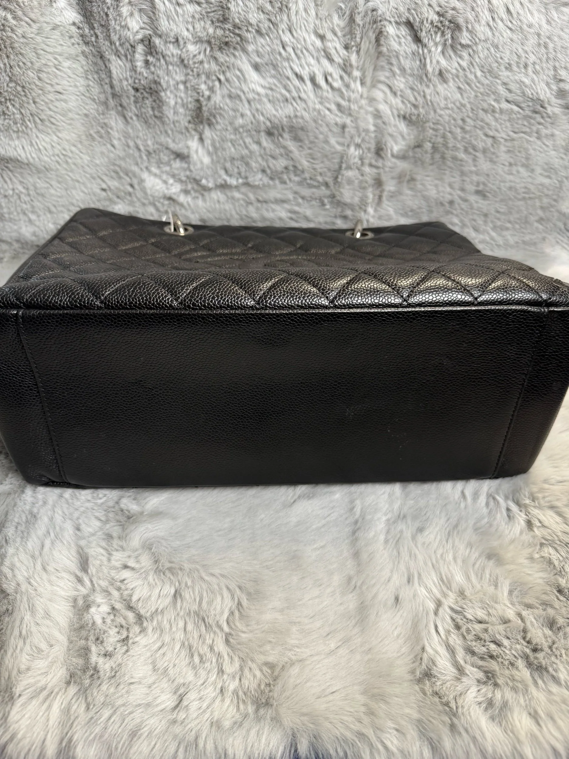 Chanel Grand Shopping Tote Black Caviar Leather — image 8