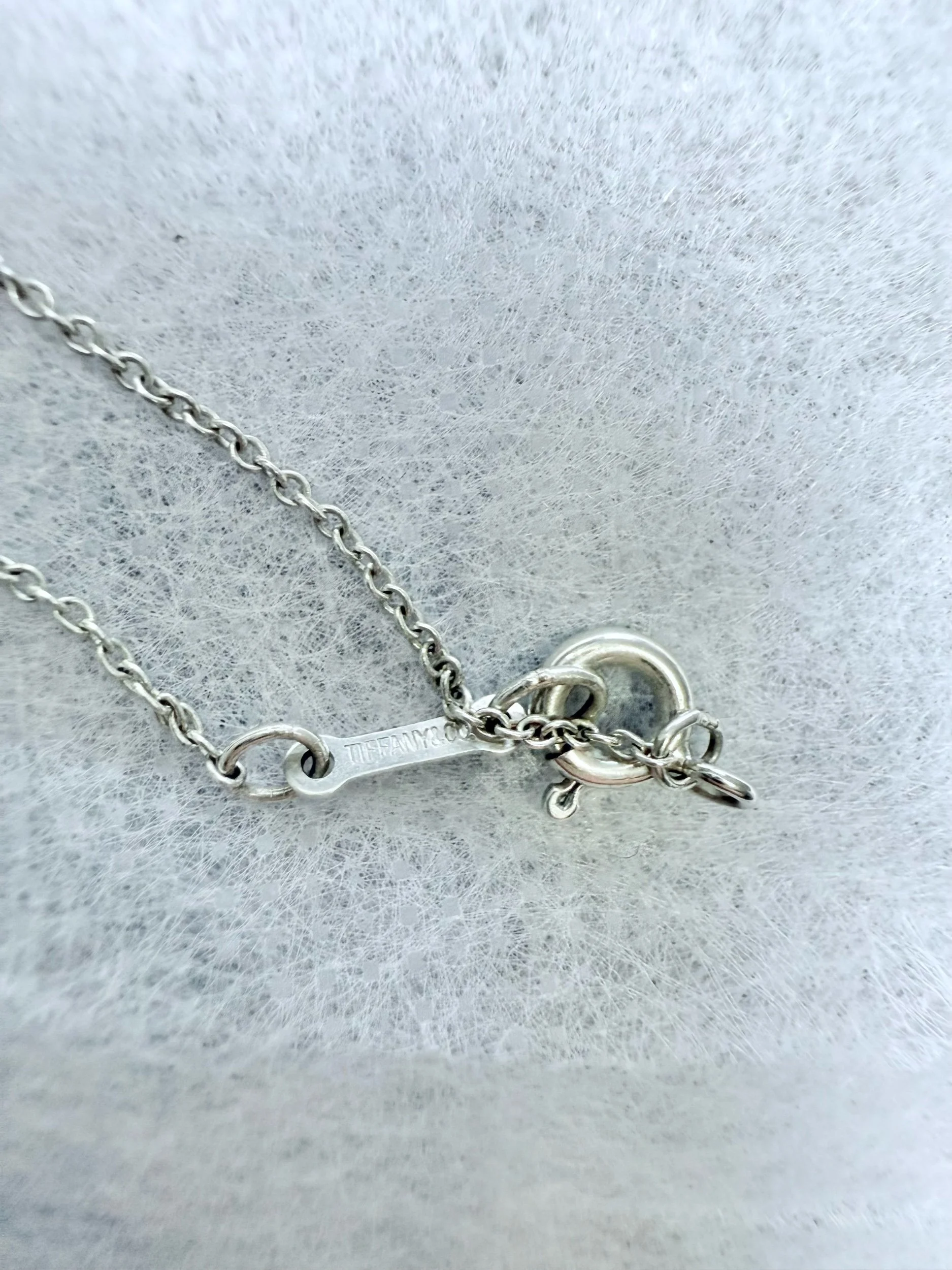 Tiffany & Co. Elsa Peretti Open Heart Sterling Silver Pendant Necklace, image 9