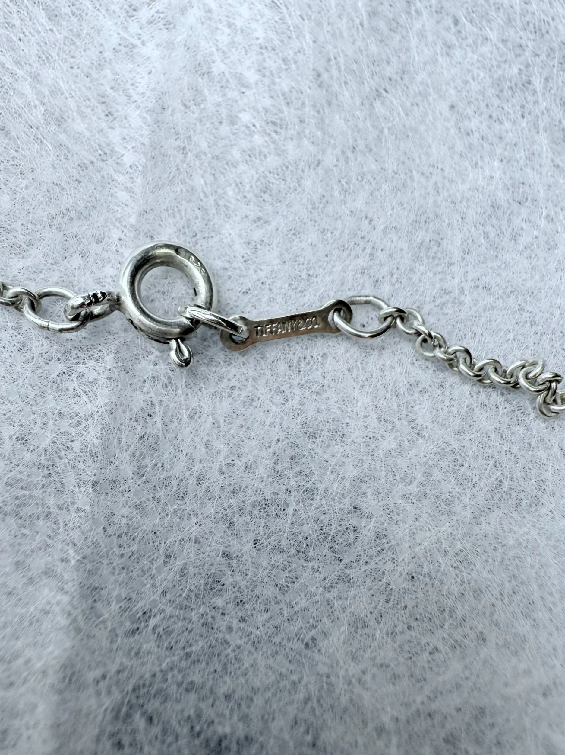 Tiffany & Co. Elsa Peretti Open Heart Sterling Silver Pendant Necklace, image 5