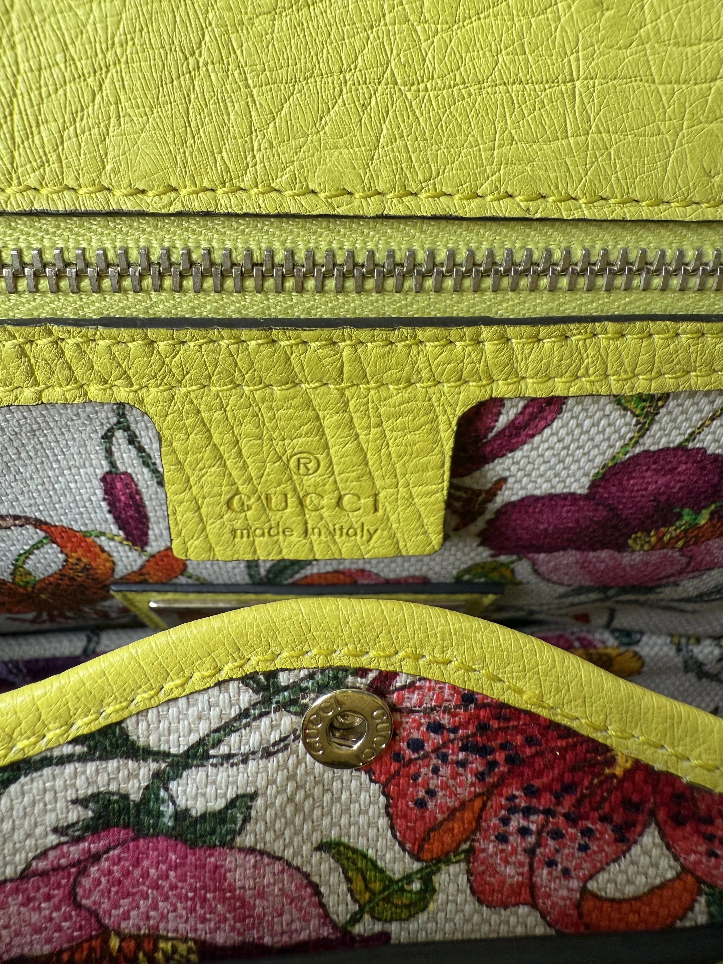 Gucci Ostrich 1947 New Bamboo Bag — image 10