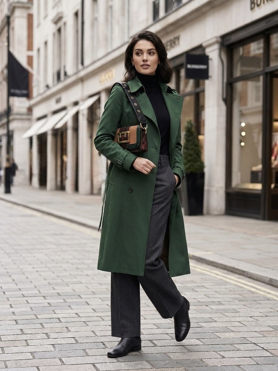 BURBERRY Python Patchwork Suede Buckle Bag