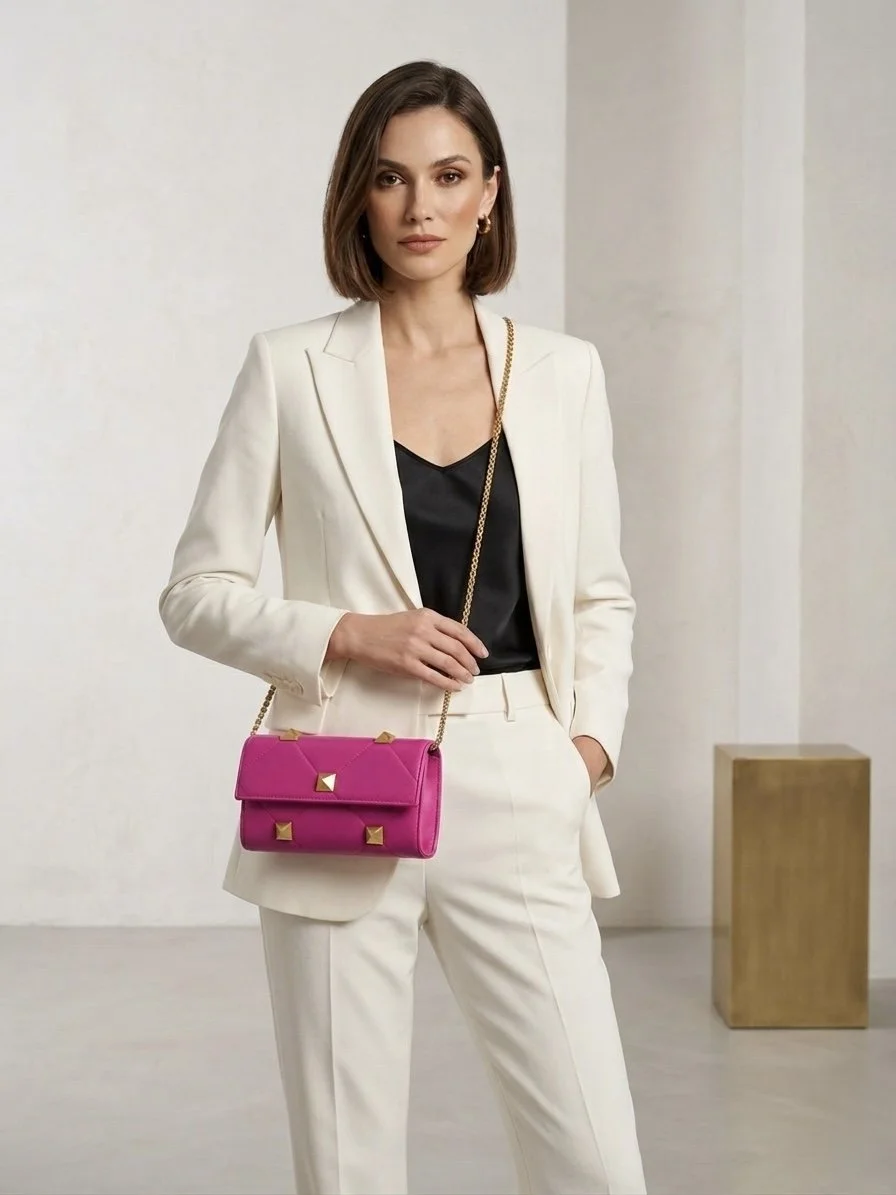 VALENTINO GARAVANI Roman Stud Wallet on Chain