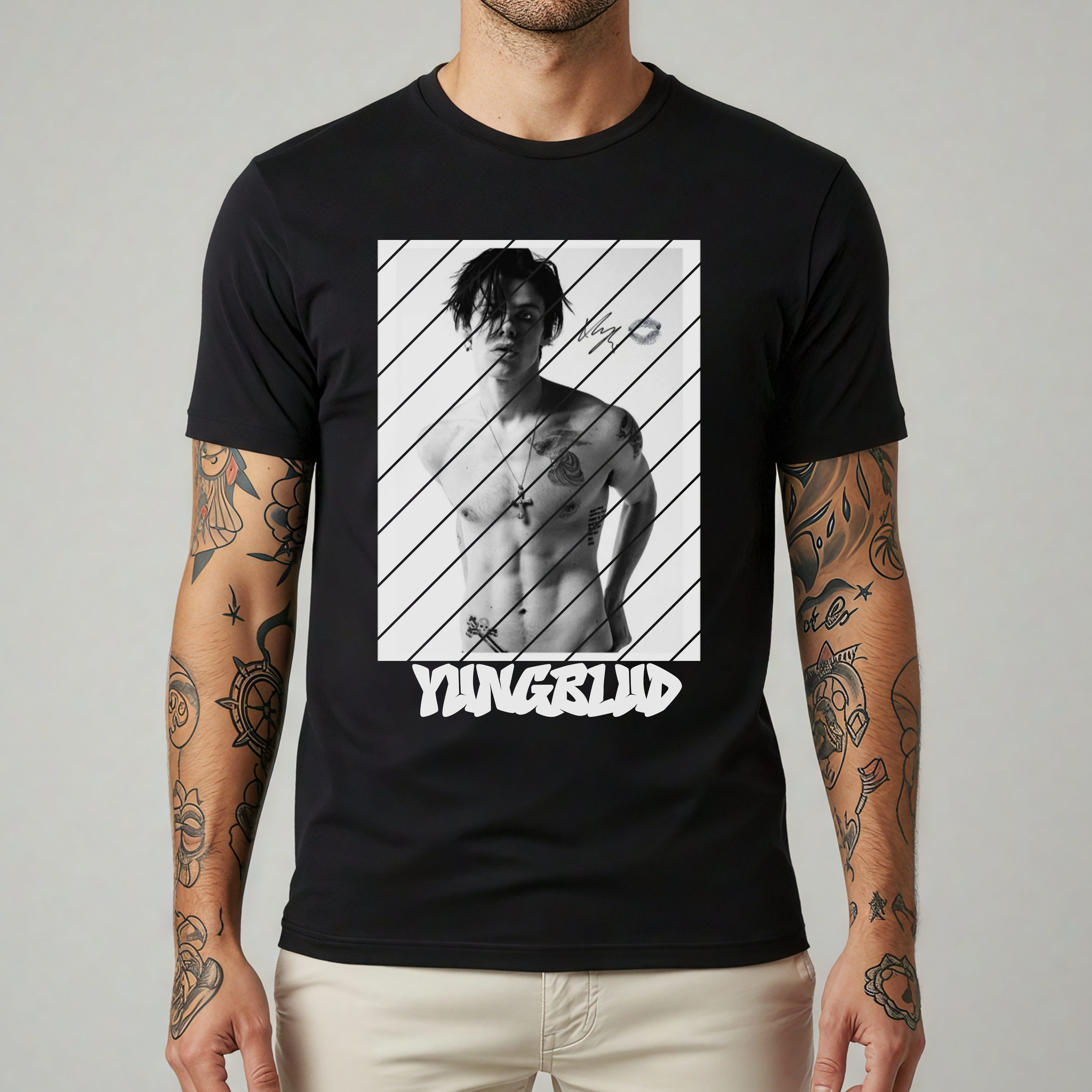 YB Portrait Unisex Oversized Tee