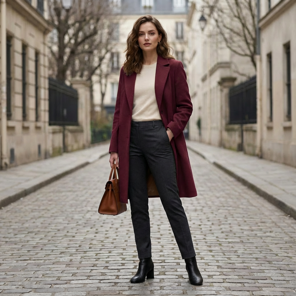Screen to Street: How to Wear Burgundy Winter Outfits (5 Aesthetic Formulas)