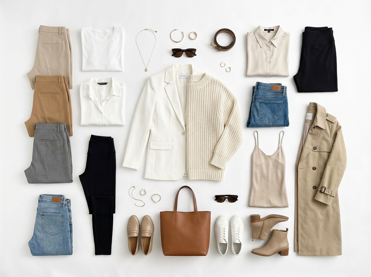 How to Build a Clean Girl Capsule Wardrobe: 10, 20, or 30 Pieces