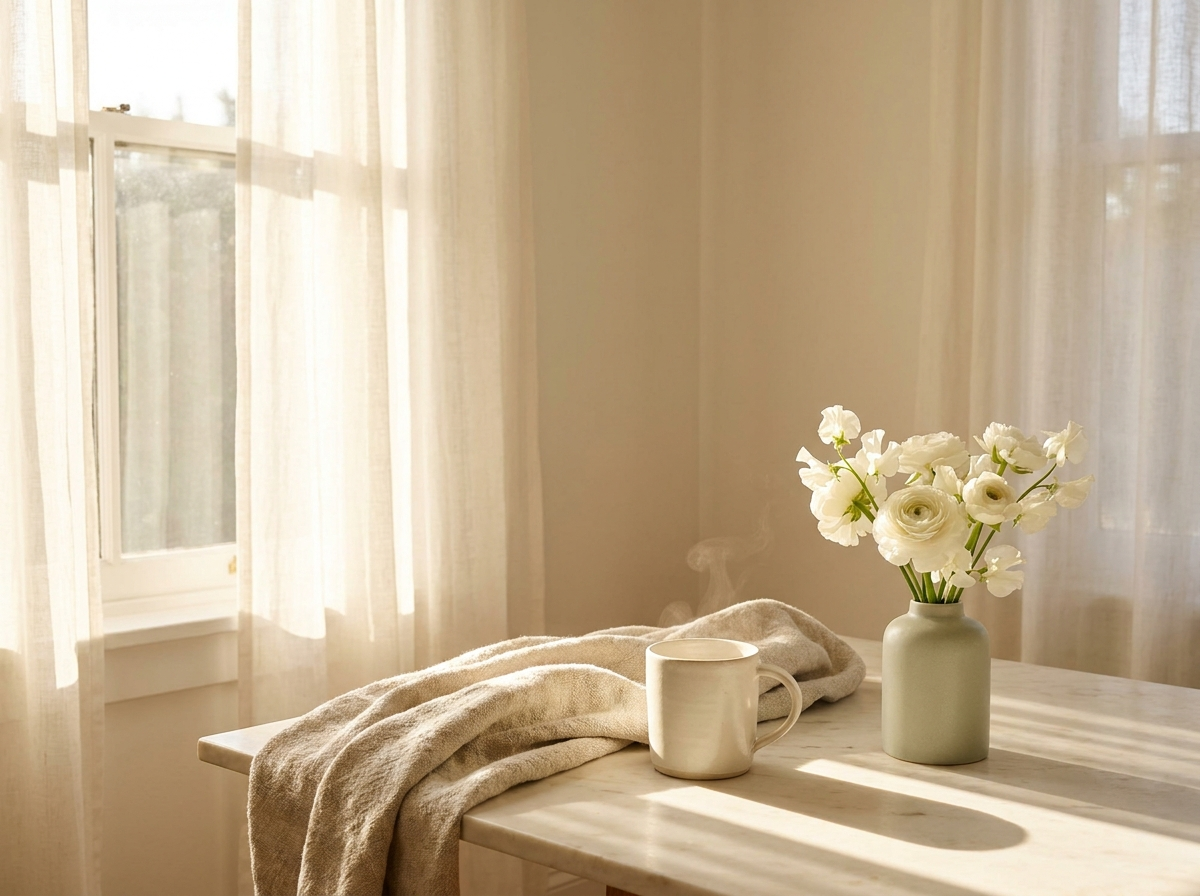 Coastal grandmother aesthetic philosophy: aspirational comfort and quiet abundance in natural light