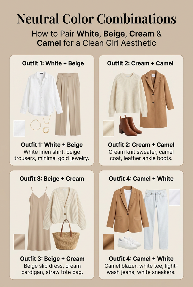 Clean Girl Color Scheme What is Clean Girl Aesthetic: Complete Guide to Style, Beauty & Budget ...