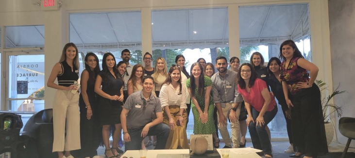 Small group discussion among HR and People Ops professionals at HR Amplified in Miami