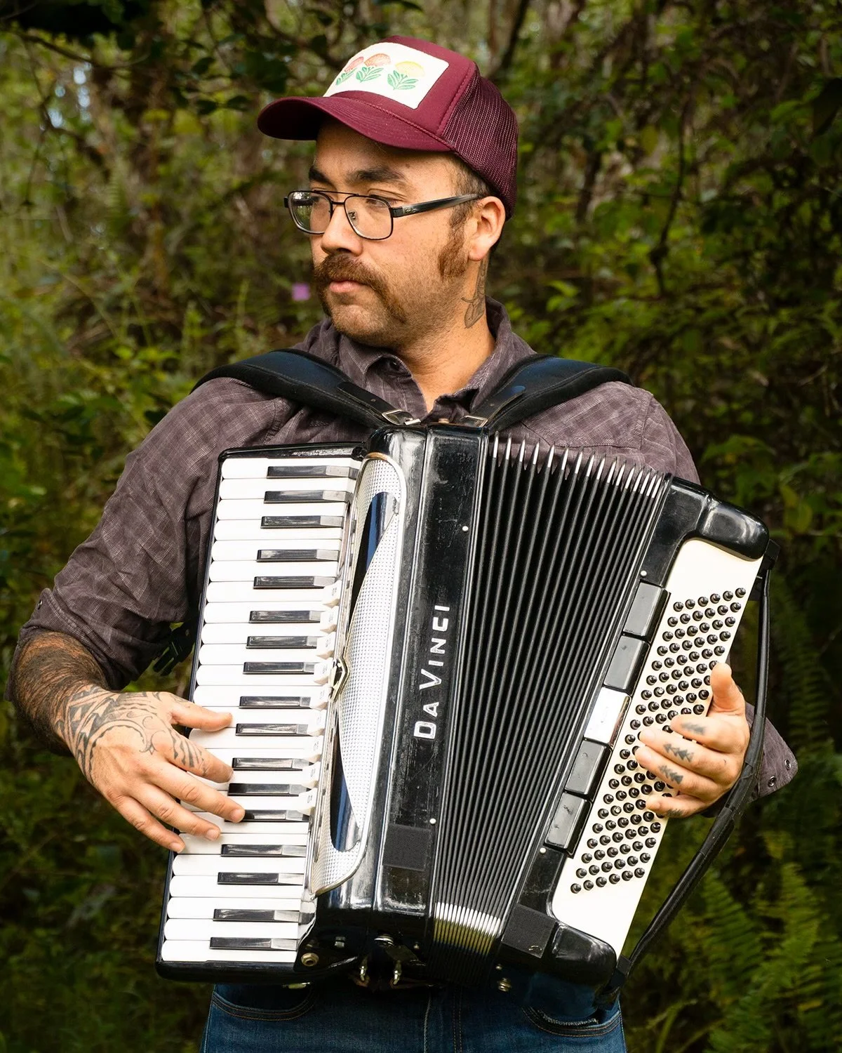 Kalei Yamanoha, a native Hawaiian composer and multi-instrumentalist whose work spans film, theater, circus, and live performance.