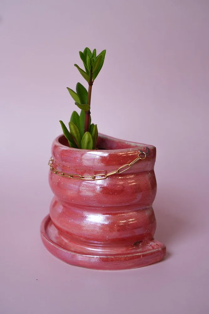 Peachy Life Bookend Planter