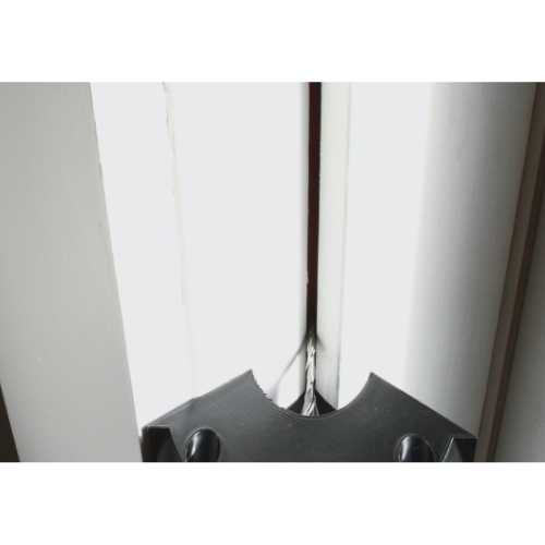 Corner Groove Router Base on Door Frame