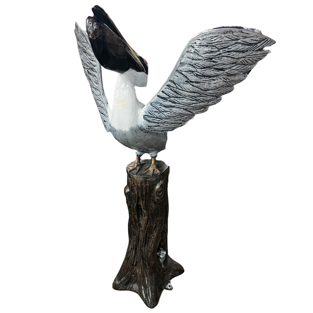 Pelican on Stump