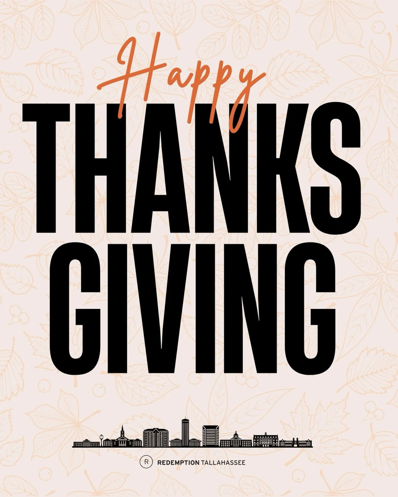 Giving thanks for God&rsquo;s goodness today and every day. Wishing you and your family a Happy Thanksgiving!