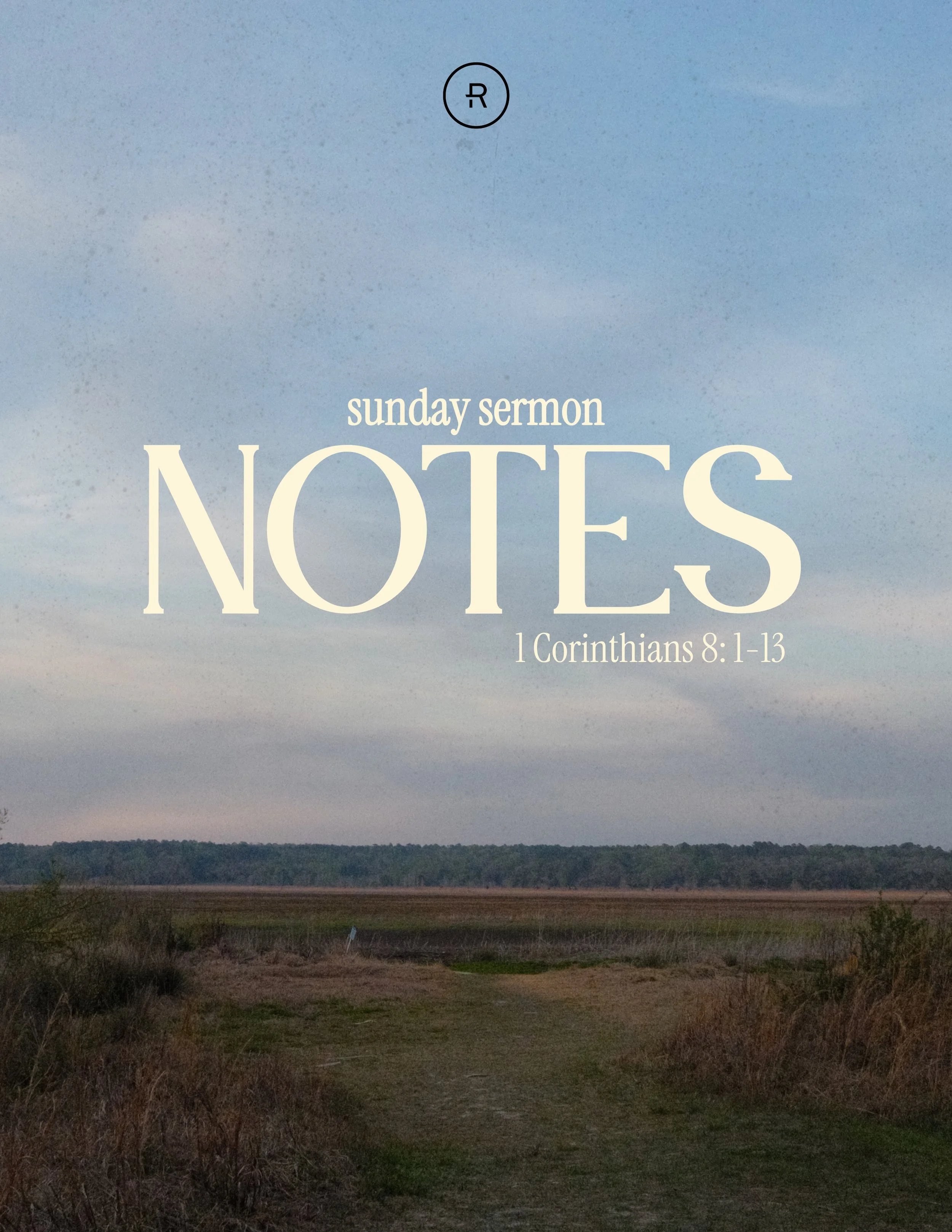ICYMI This past Sunday we read through 1 Corinthians ch 8 and were encouraged to ask ourselves what&rsquo;s more important: our liberties or encouraging someone in the faith? Spoiler alert: Paul says to abandon your liberties if they could cause some
