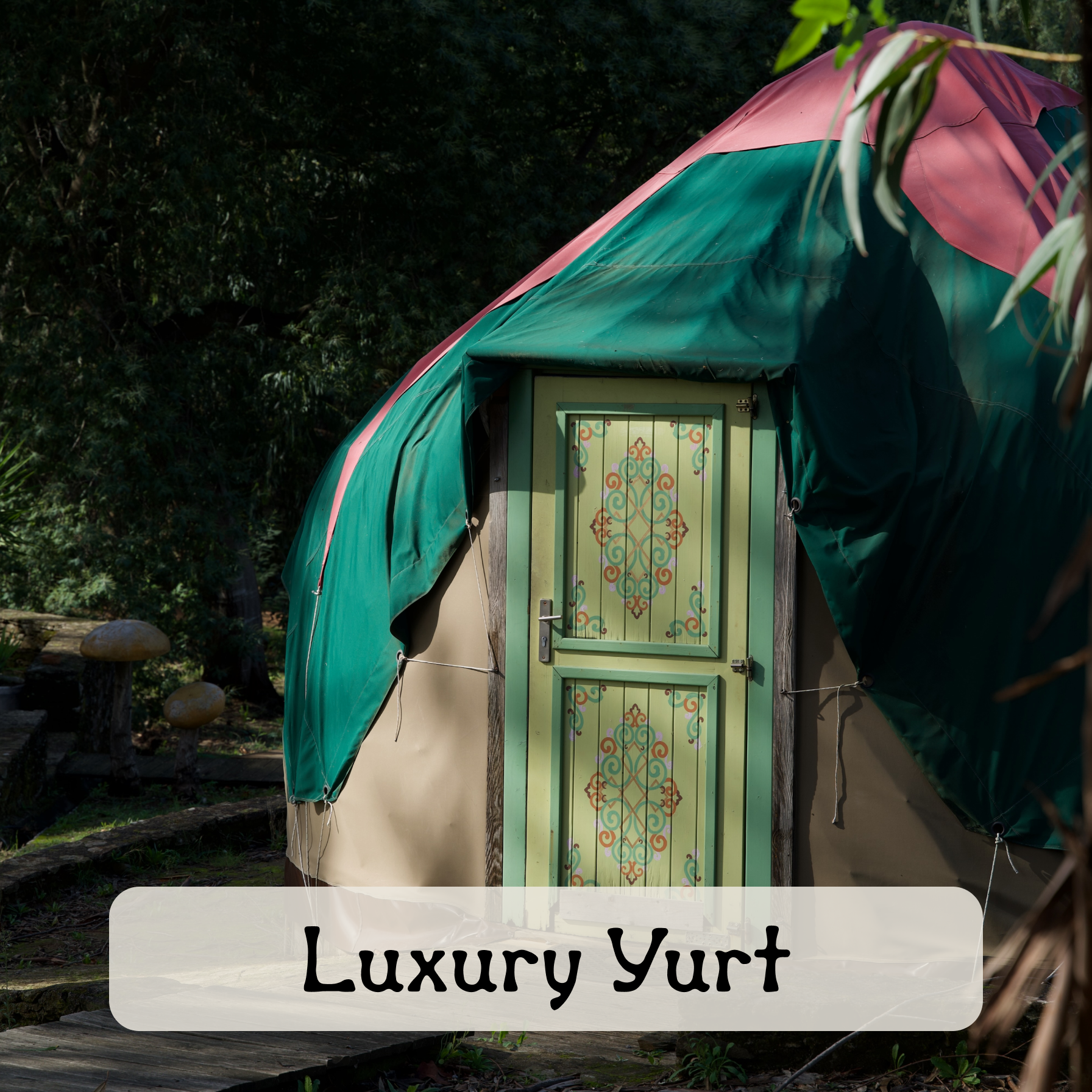 Luxury Yurt Outside