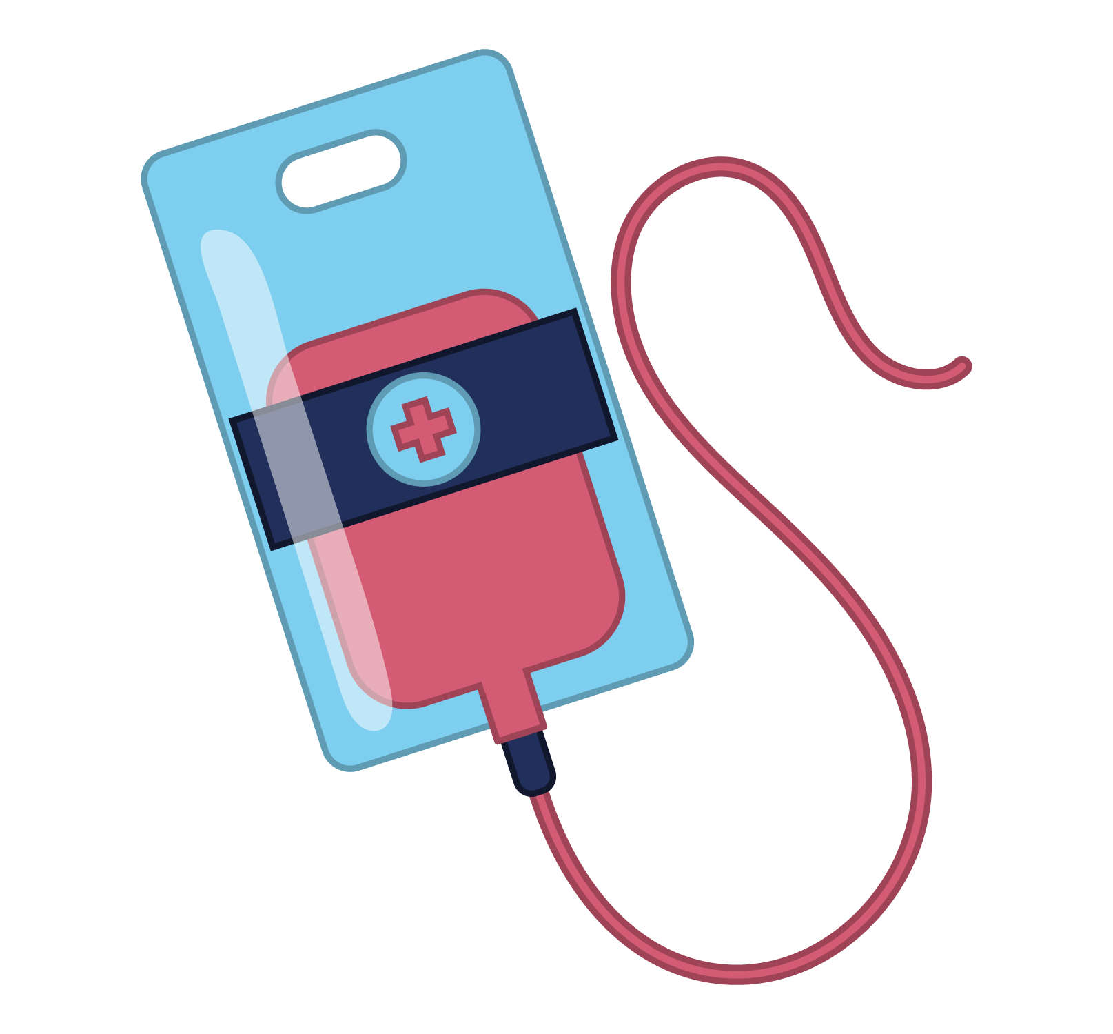 Icon of chemotherapy treatment.