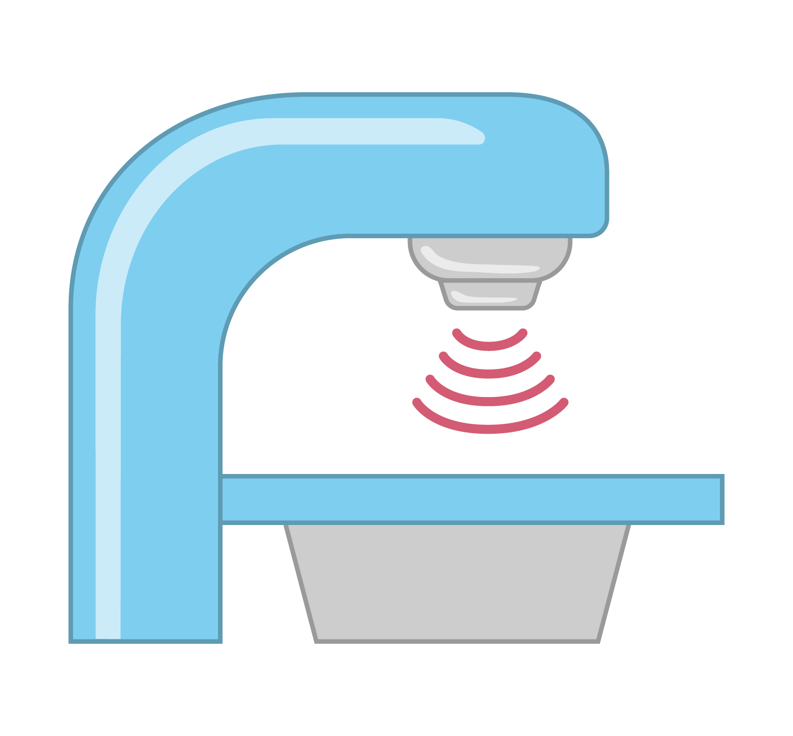 Icon of radiation treatment.