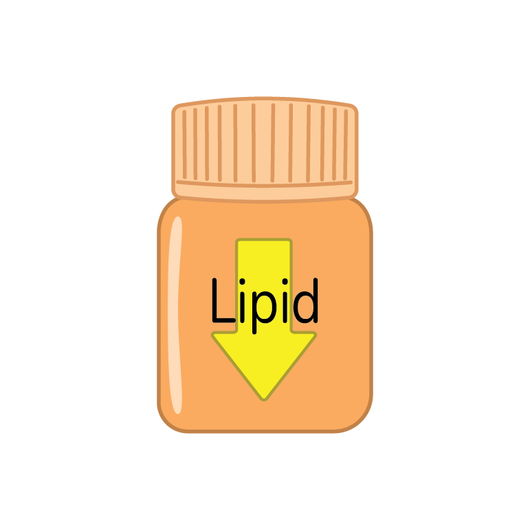 lipid lowering medication pill bottle
