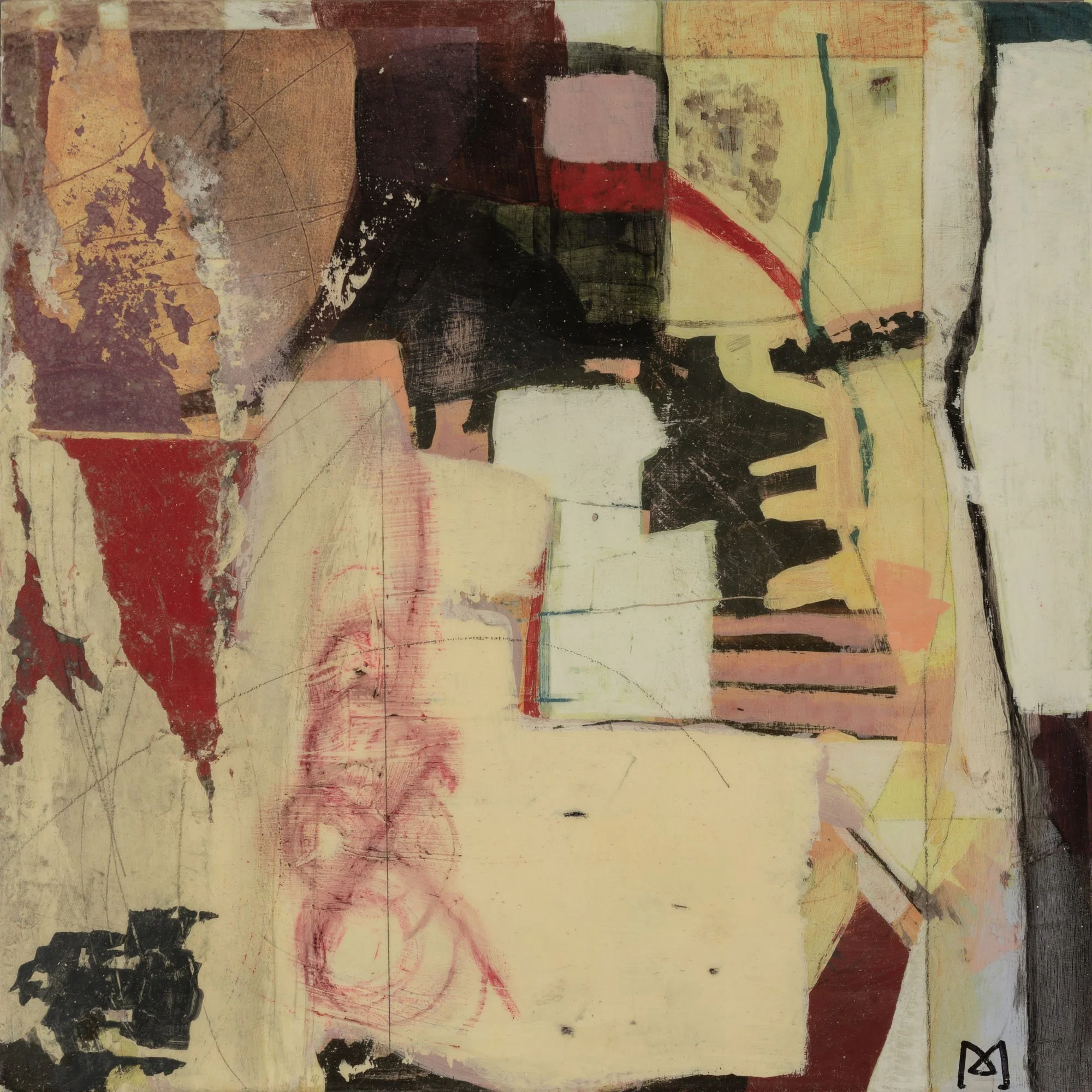 Palimpsest / 2019 / 12" x 12"