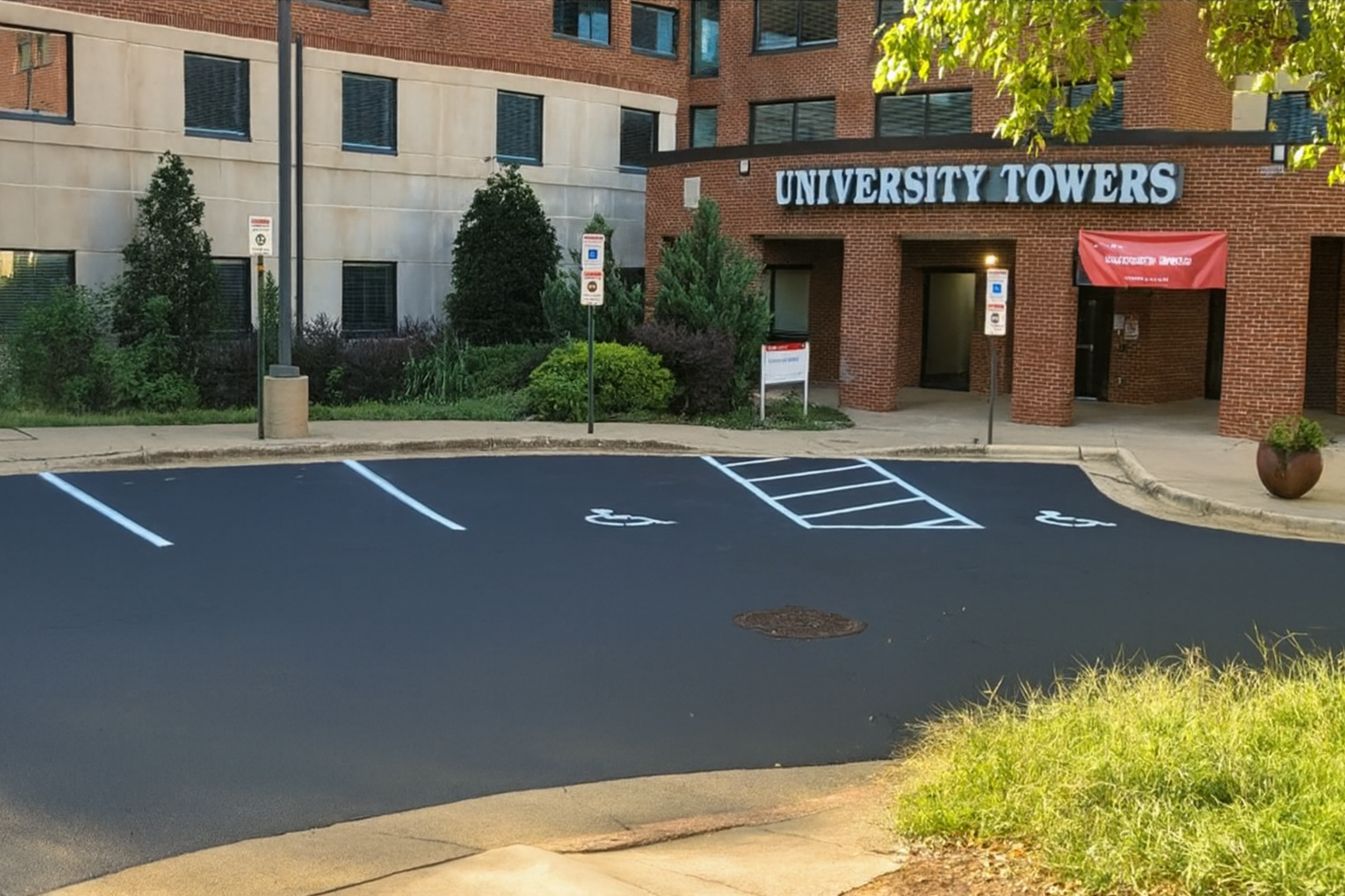 Line Striping - Faded or unclear parking lines don’t just look bad—they cause confusion, frustration, and even accidents. A disorganized lot can hurt your business’s image and make navigation difficult for both drivers and pedestrians. We use only th
