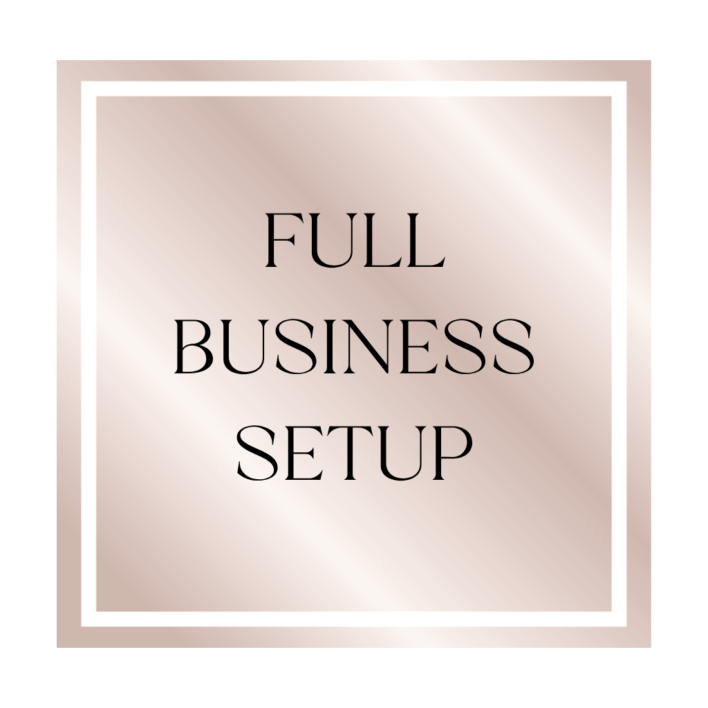 FULL BUSINESS SETUP + REVAMP- ($475 Deposit)